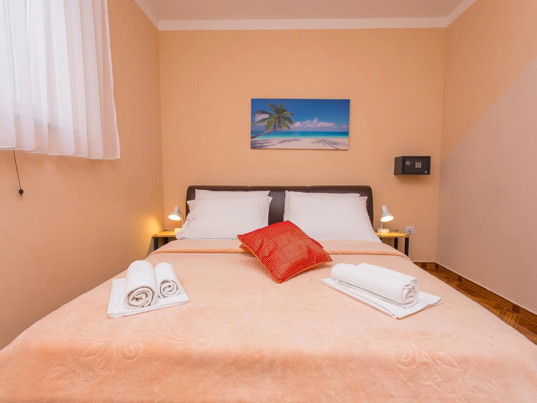 Bed in Villa Valentina