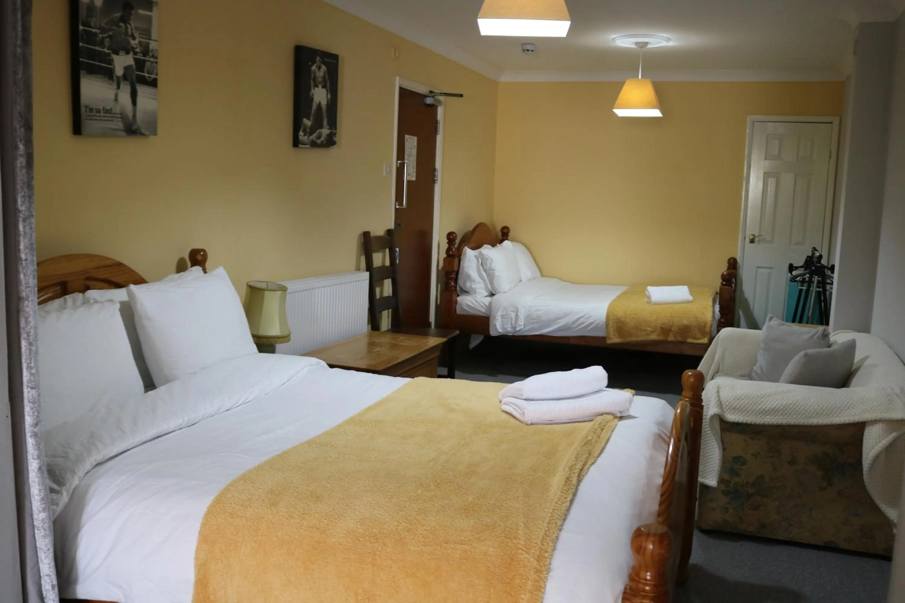 Bed in Littlestone Hotel