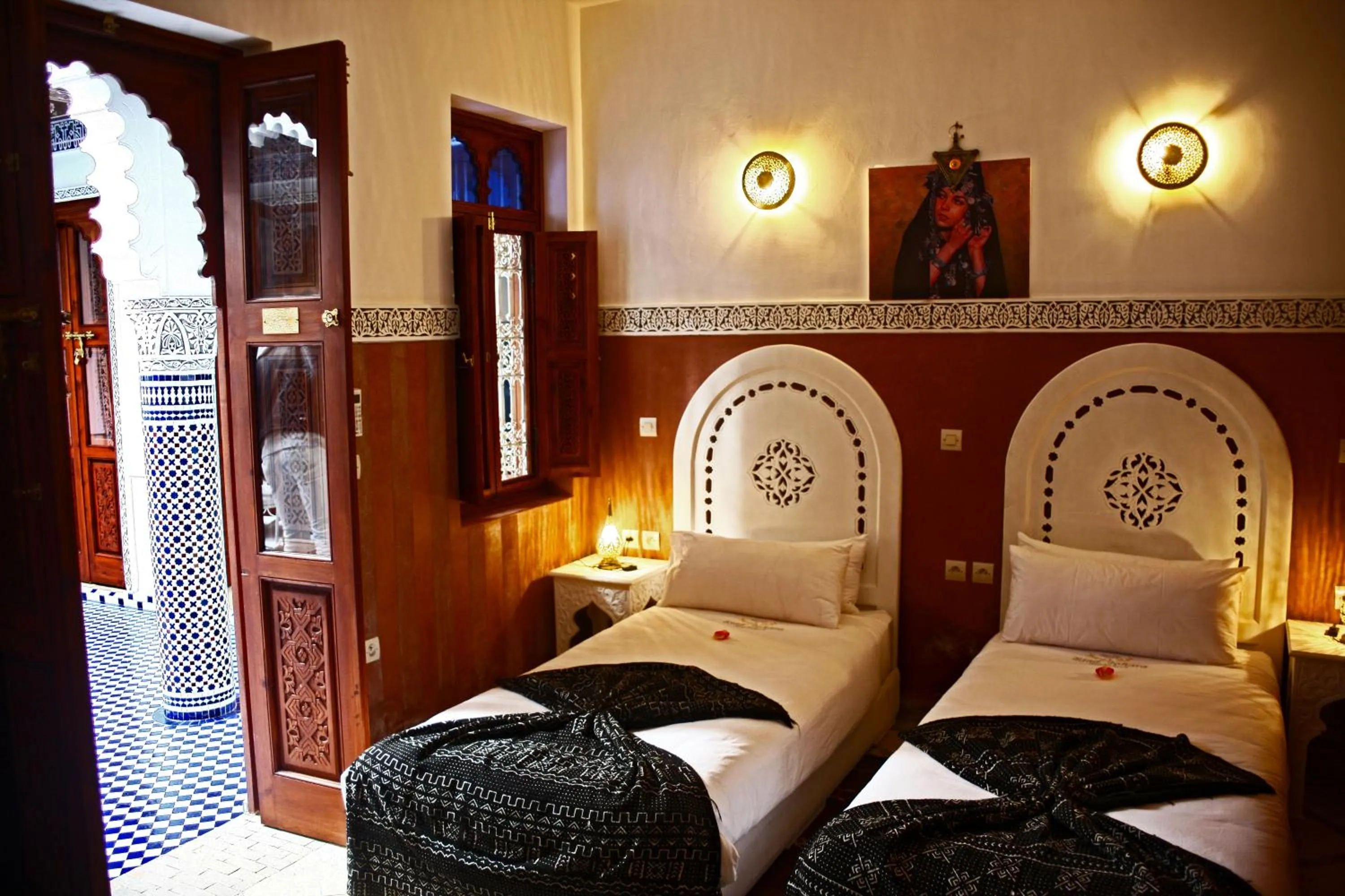 Bedroom, Bed in Astra Damus Hotel