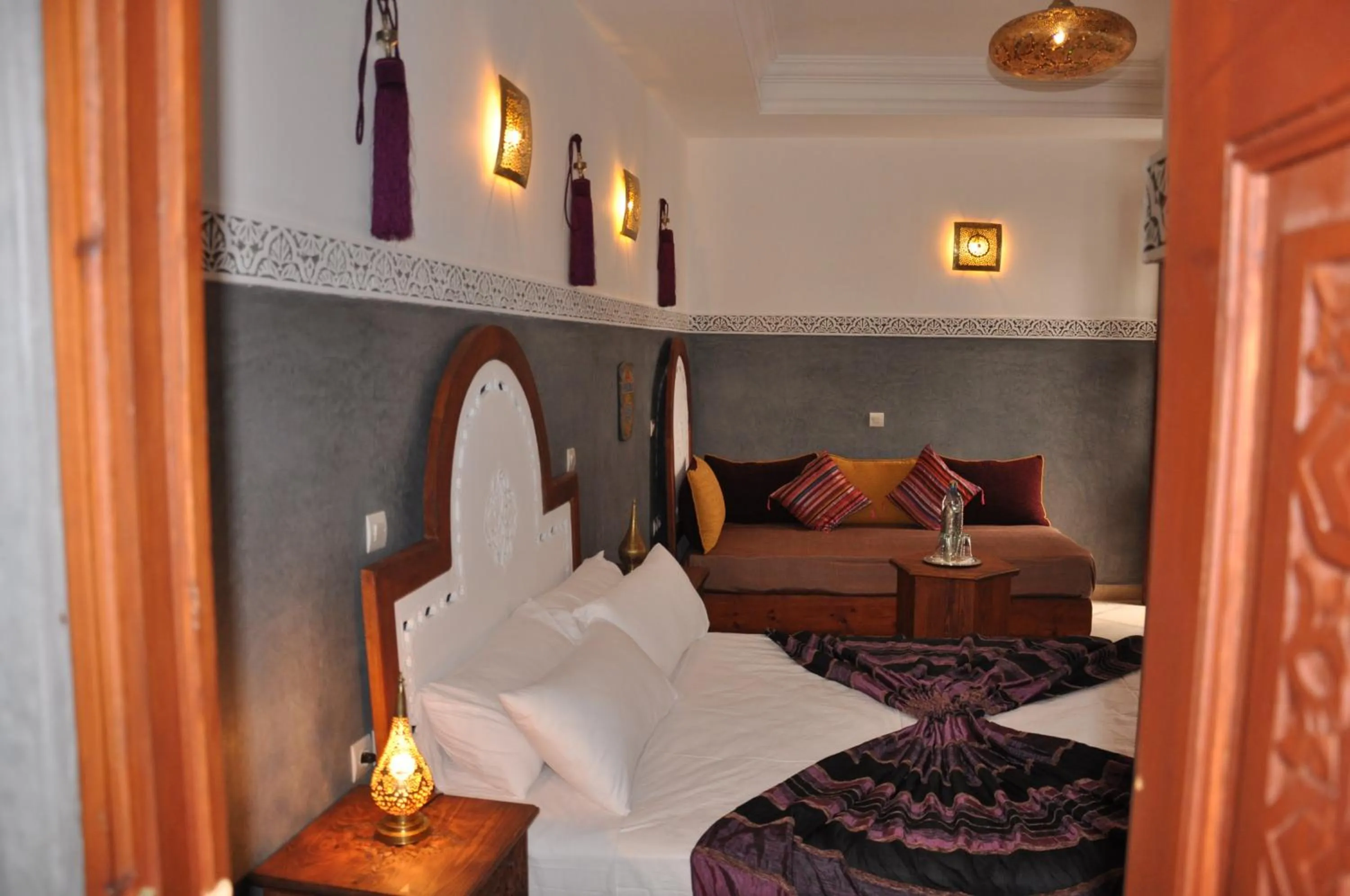 Bedroom, Bed in Astra Damus Hotel