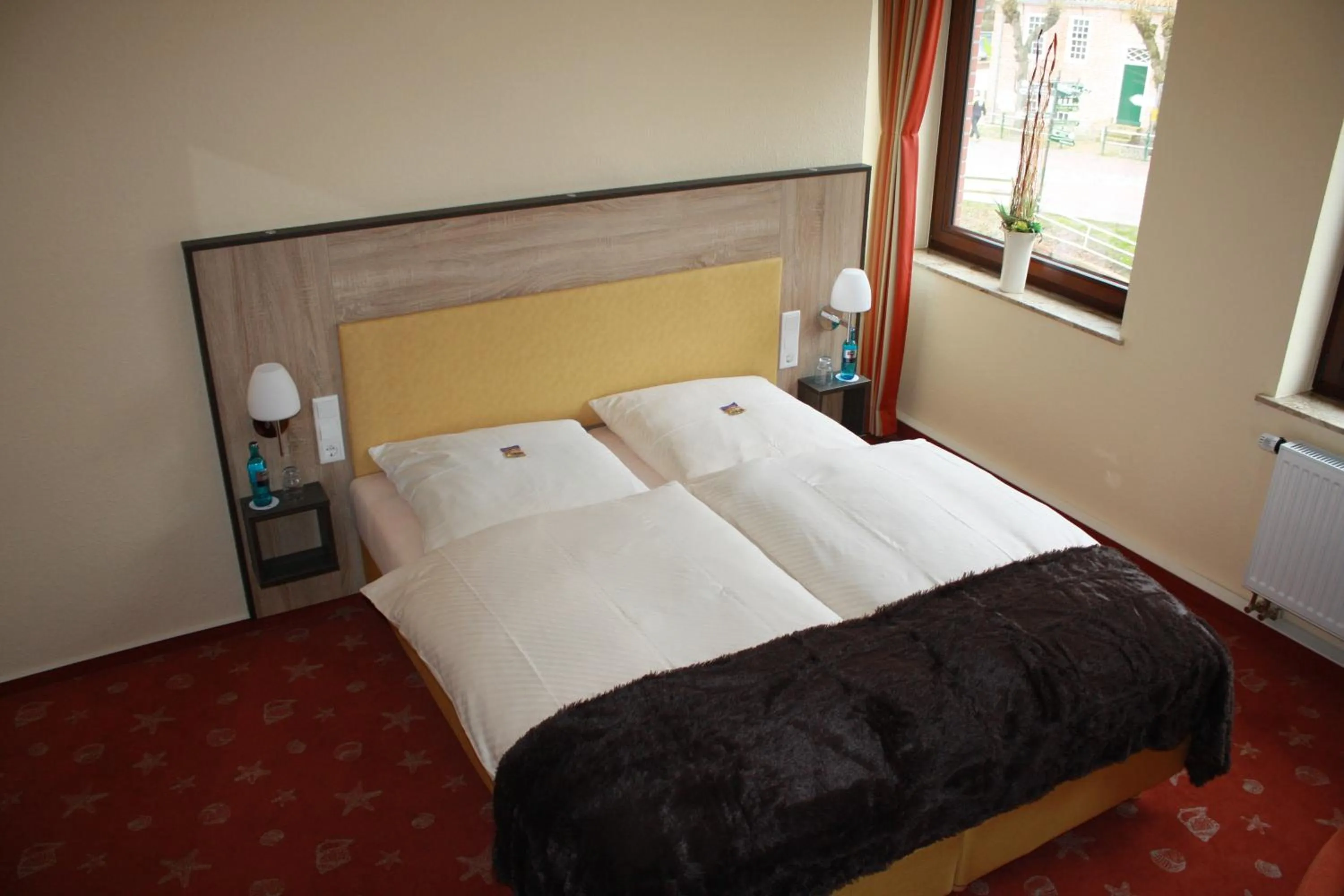 Bed in Hotel Zum Alten Siel