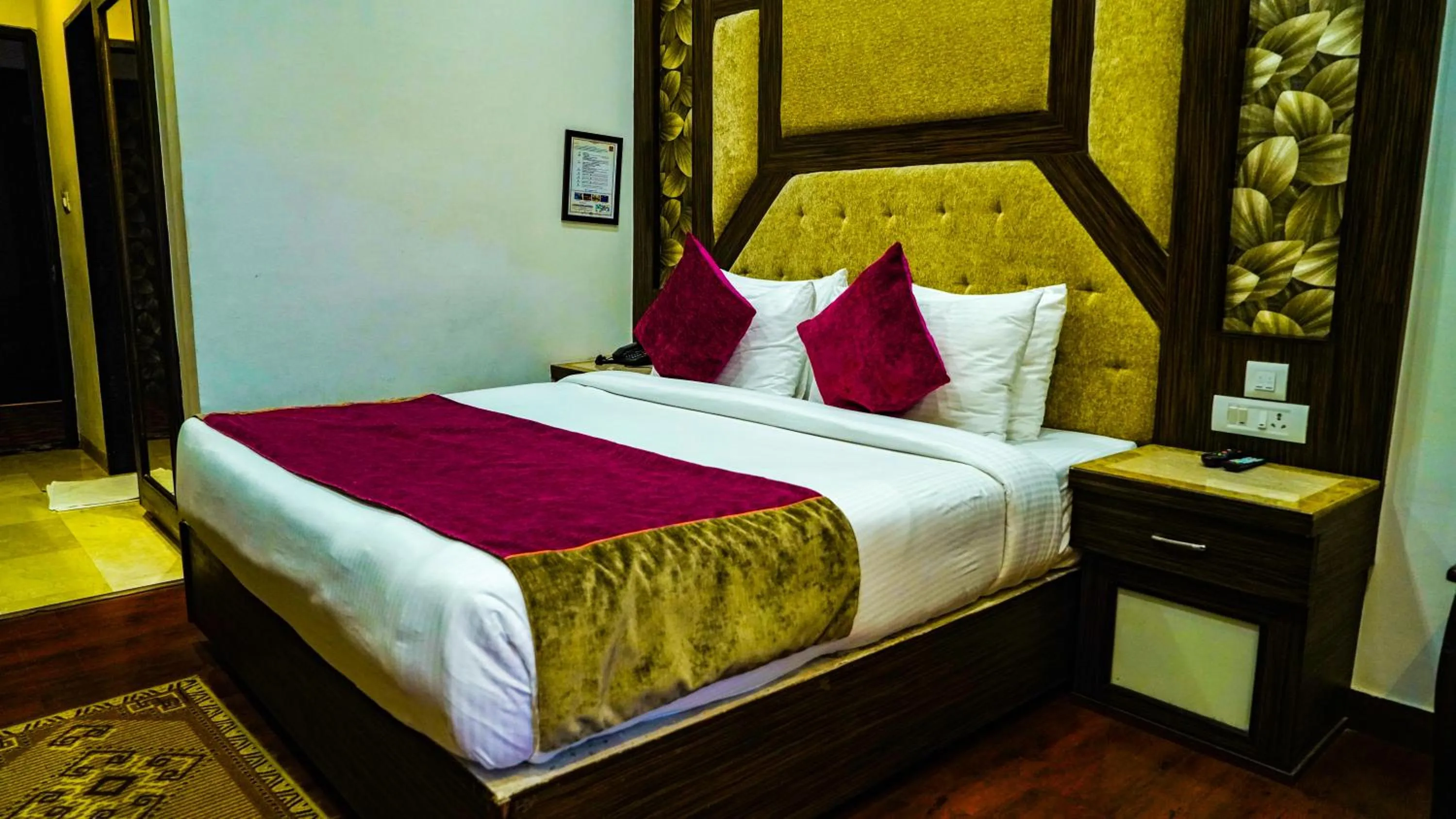 Bed in Clarion Inn Amps Patiala