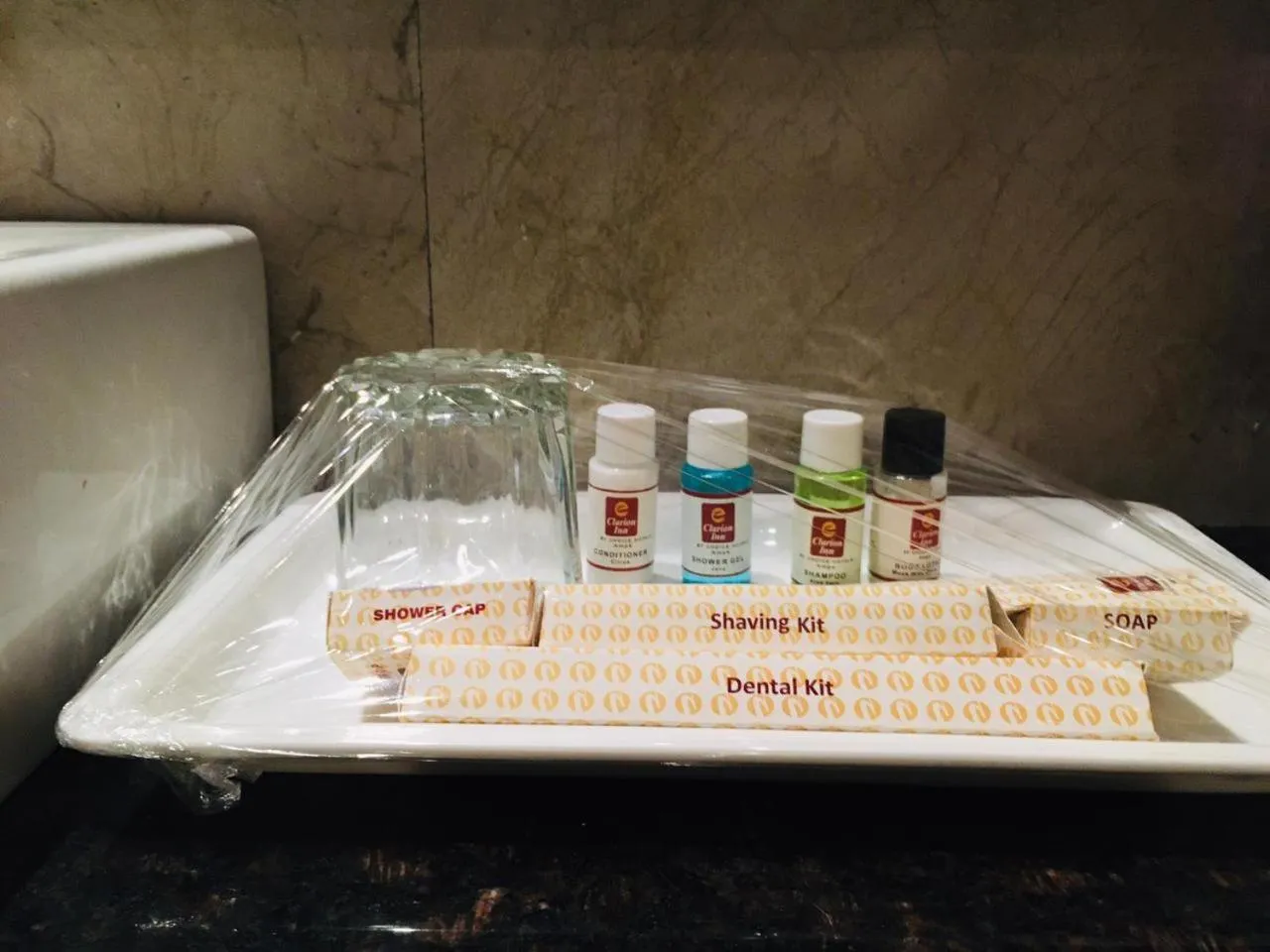 Bathroom in Clarion Inn Amps Patiala