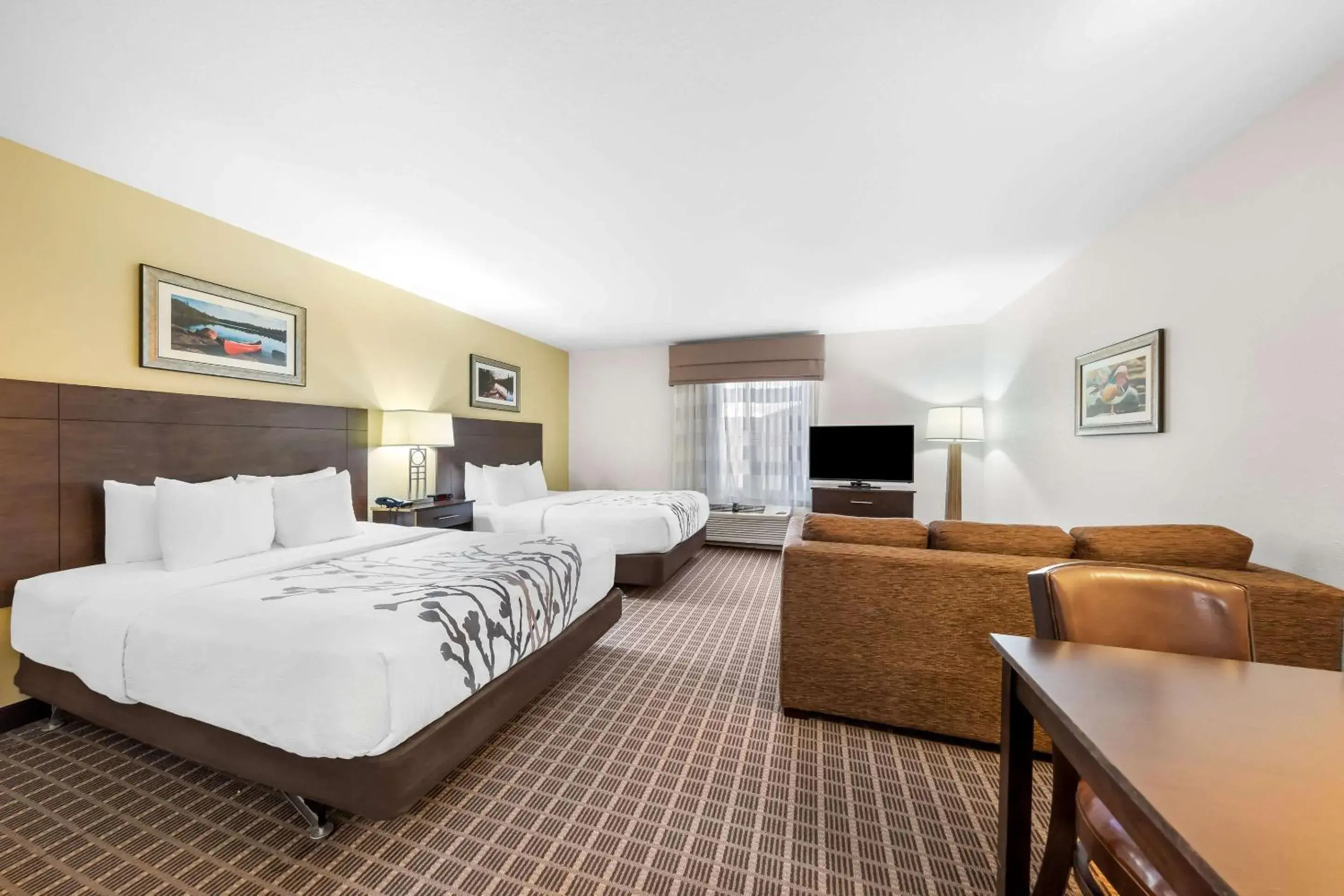 Efficiency Queen Suite with Two Queen Beds - Accessible/Non-Smoking in Sleep Inn & Suites West-Near Medical Center Efficiency Queen Suite with Two Queen Beds - Accessible/Non-Smoking in Sleep Inn & Suites West-Near Medical Center