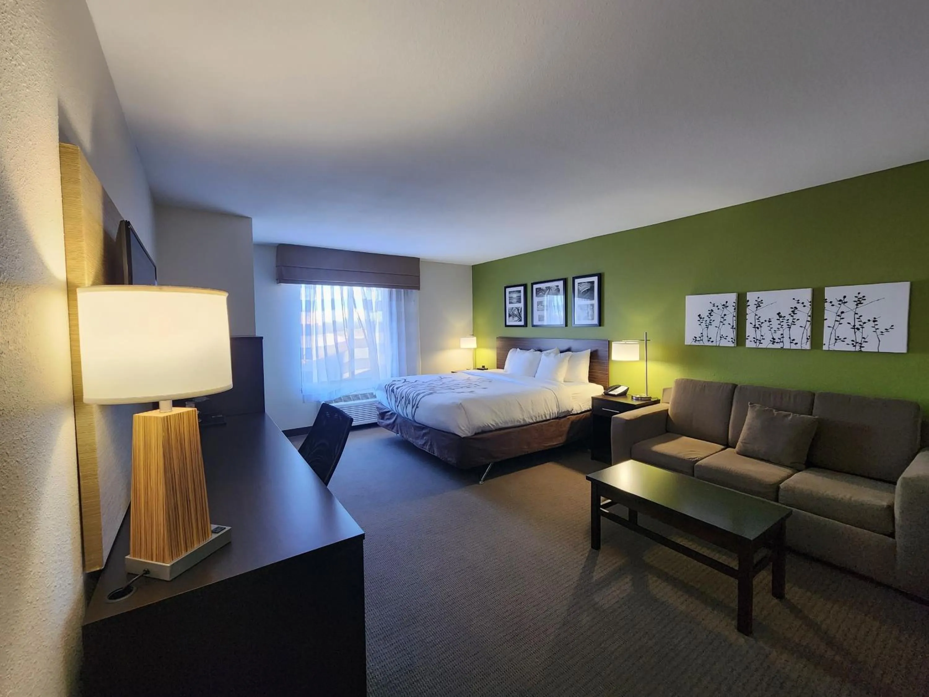 Bed in Sleep Inn & Suites Columbia