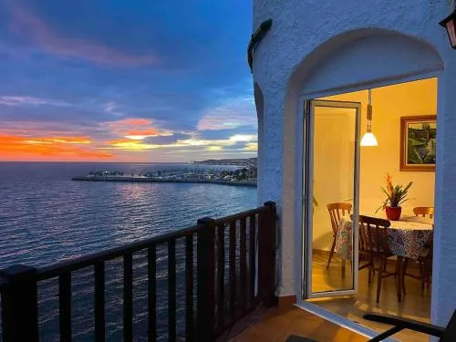 Apartamento en acantilado con wifi y aire acondicionado