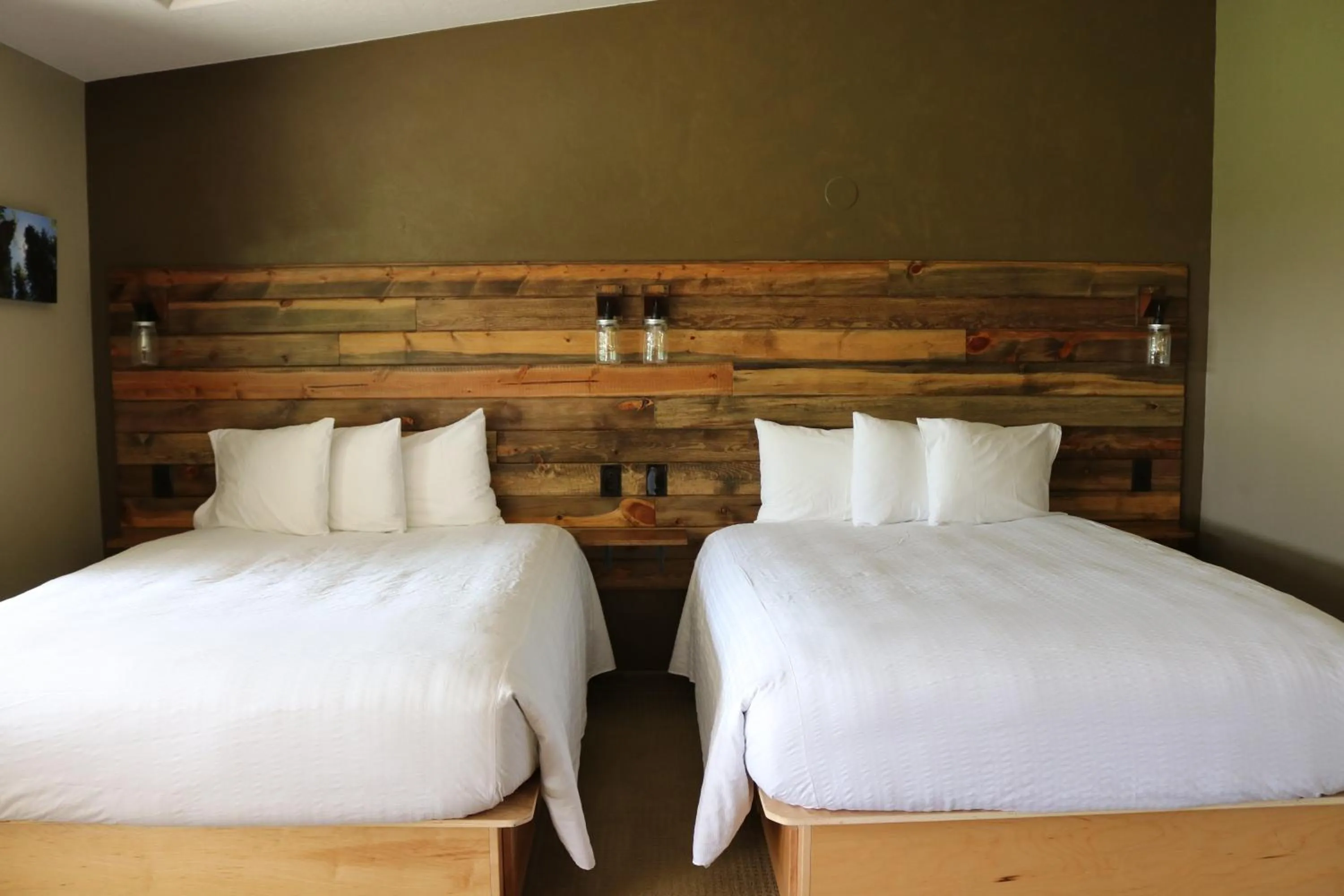 Bed in Hidden Canyon Retreat