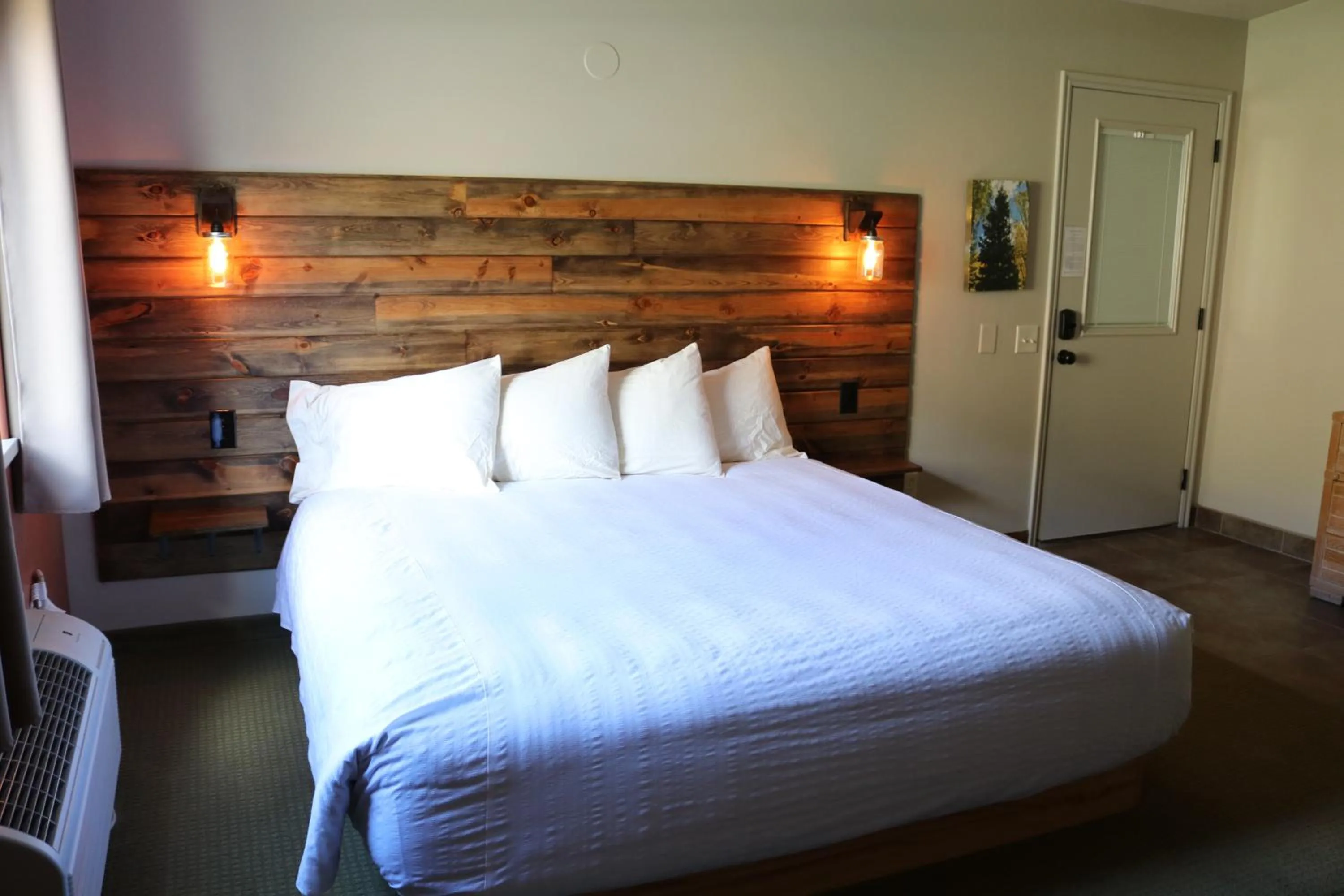 Bed in Hidden Canyon Retreat