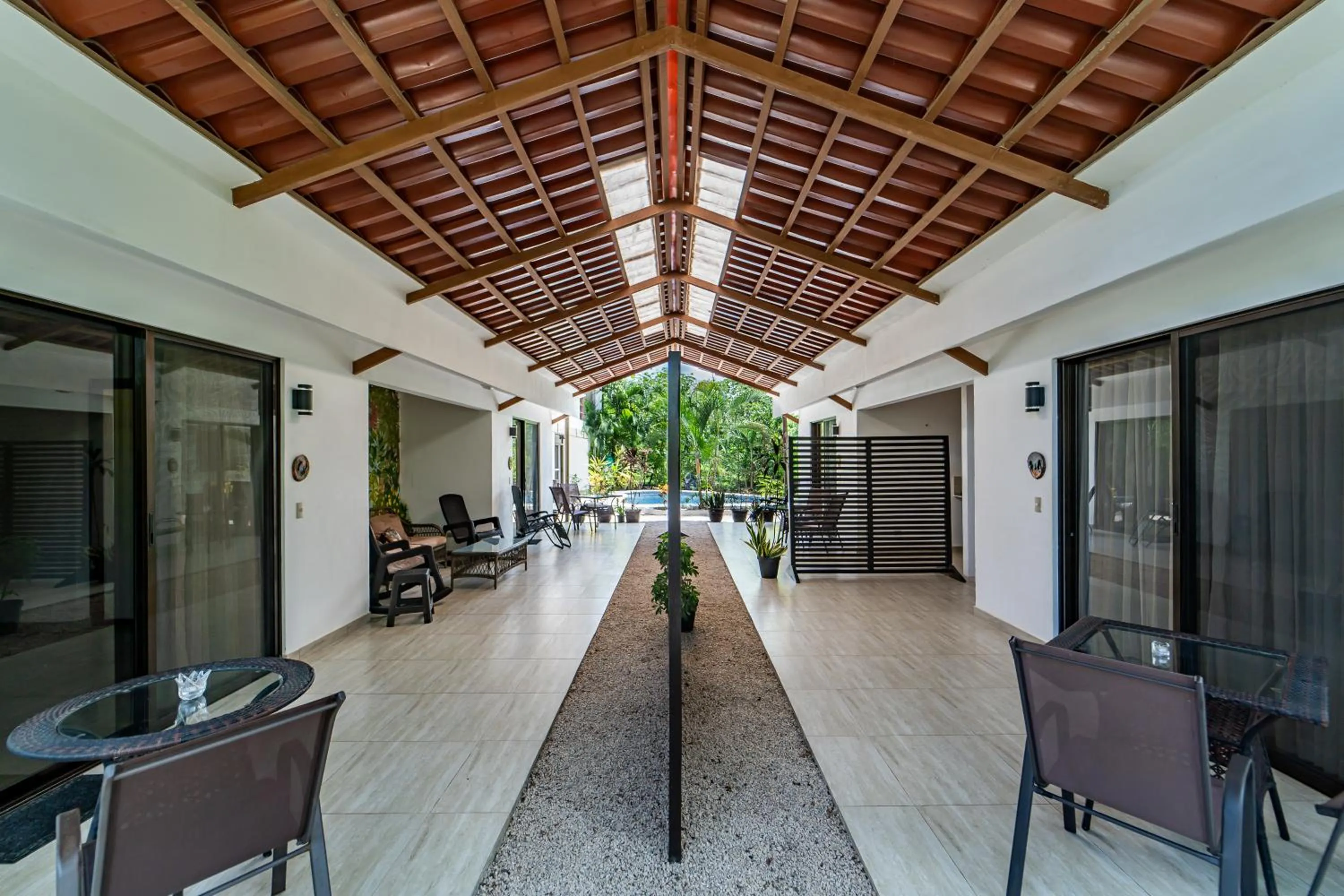 Patio in Las Perlitas Rentals Playa Samara