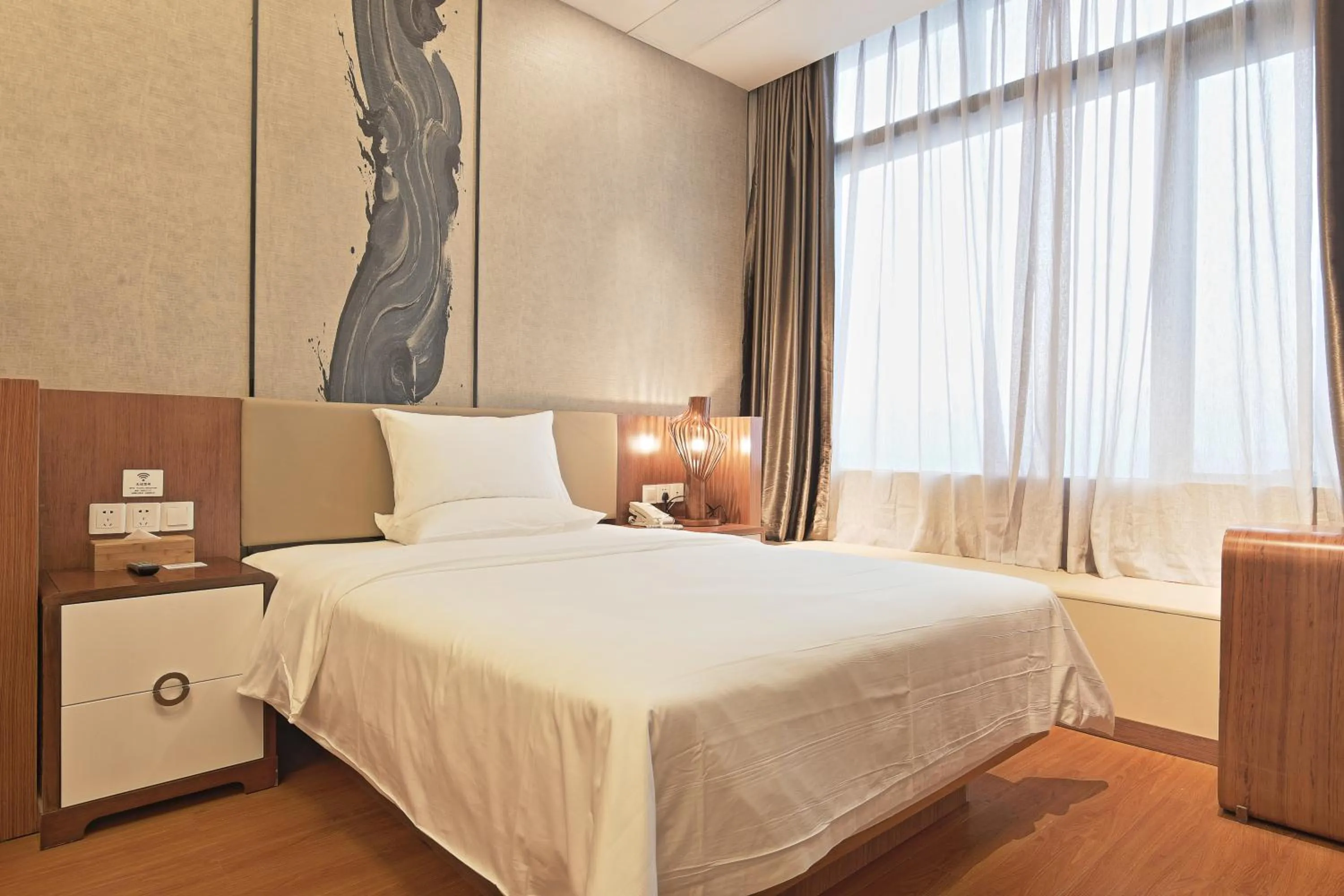 bunk bed in Days Inn South Guangzhou Raiway Station