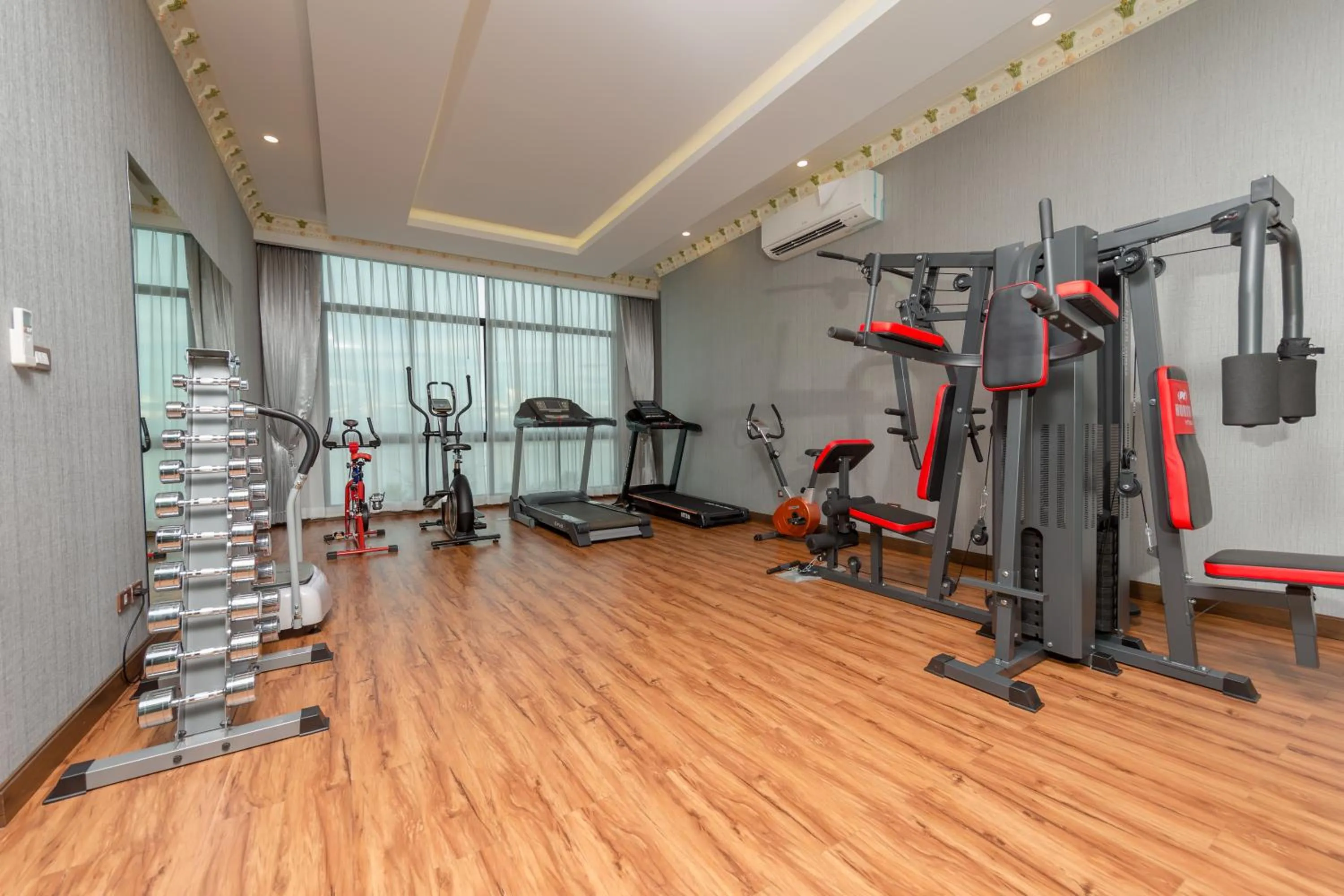 Fitness centre/facilities in Hotel de Ladda