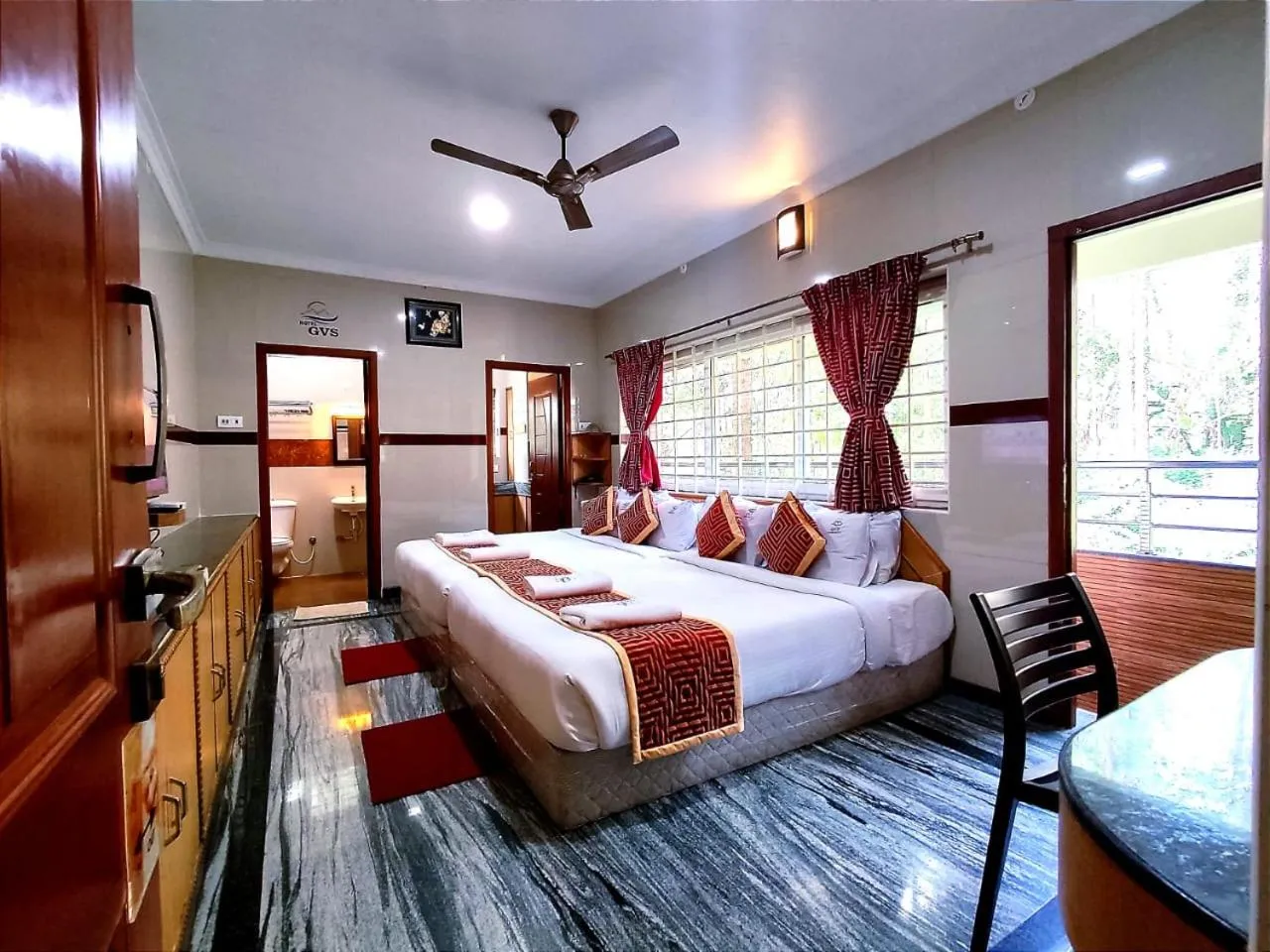 Bed in Hotel GVS Residency