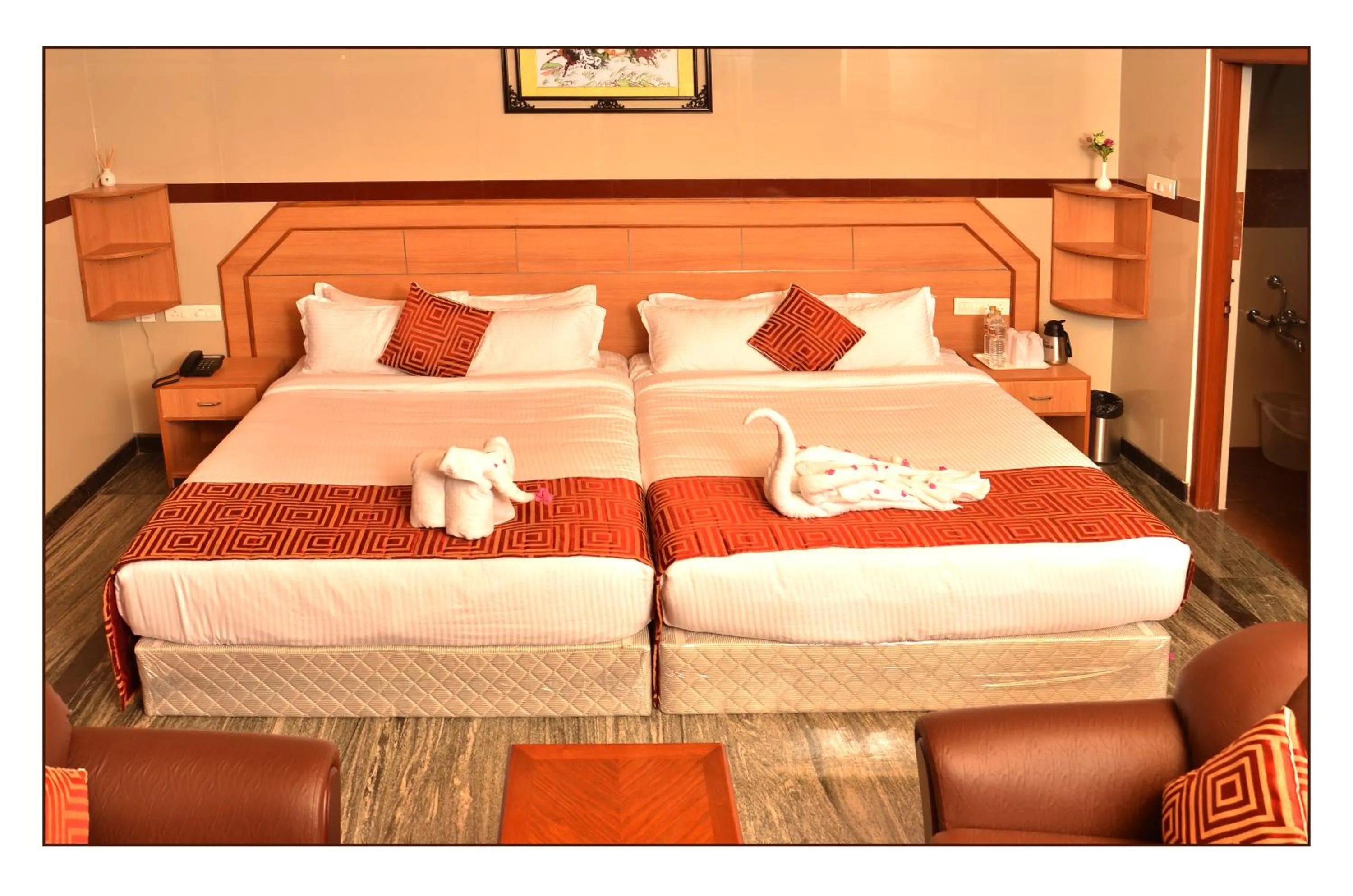 Bed in Hotel GVS Residency