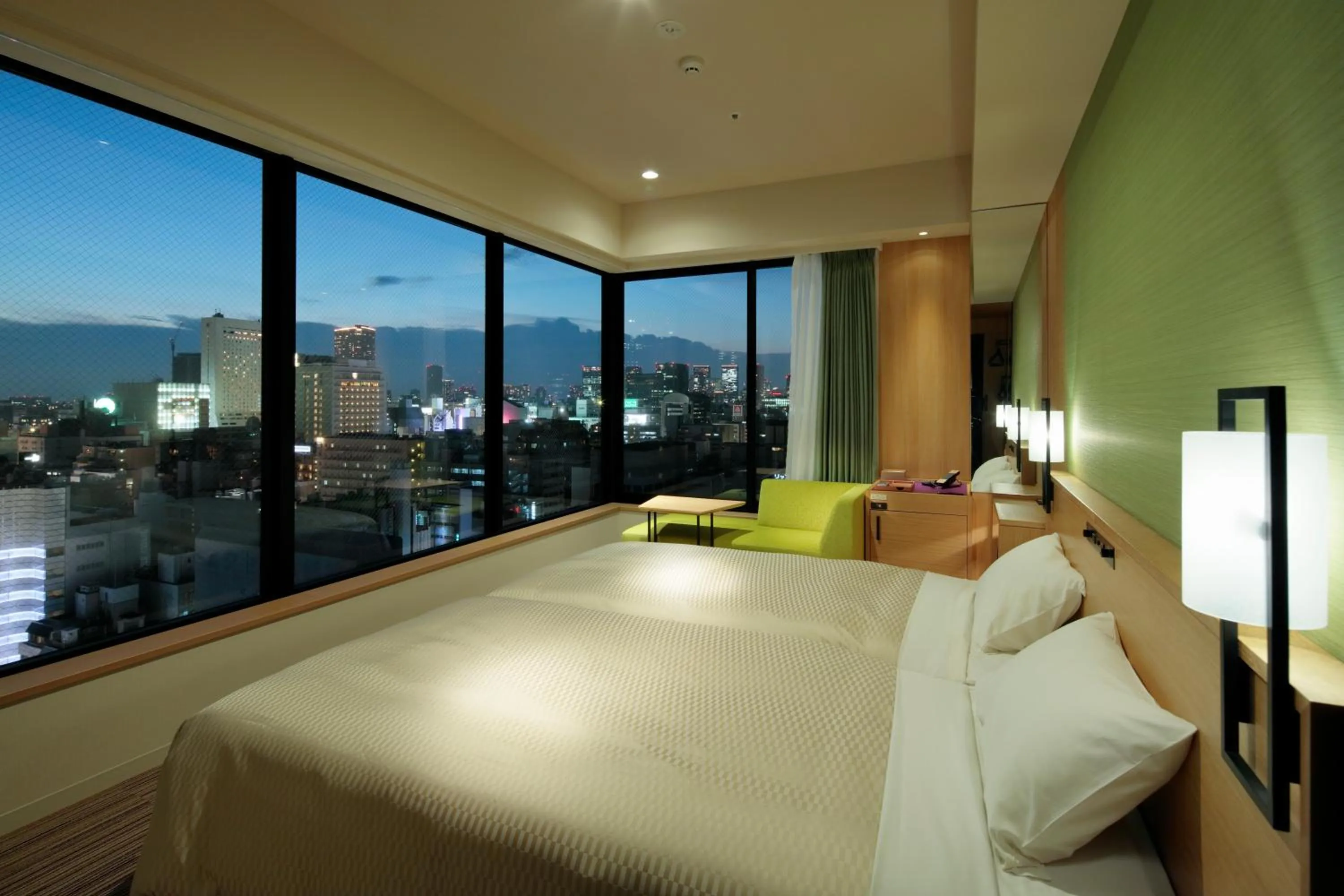 Bed in Candeo Hotels Osaka Namba