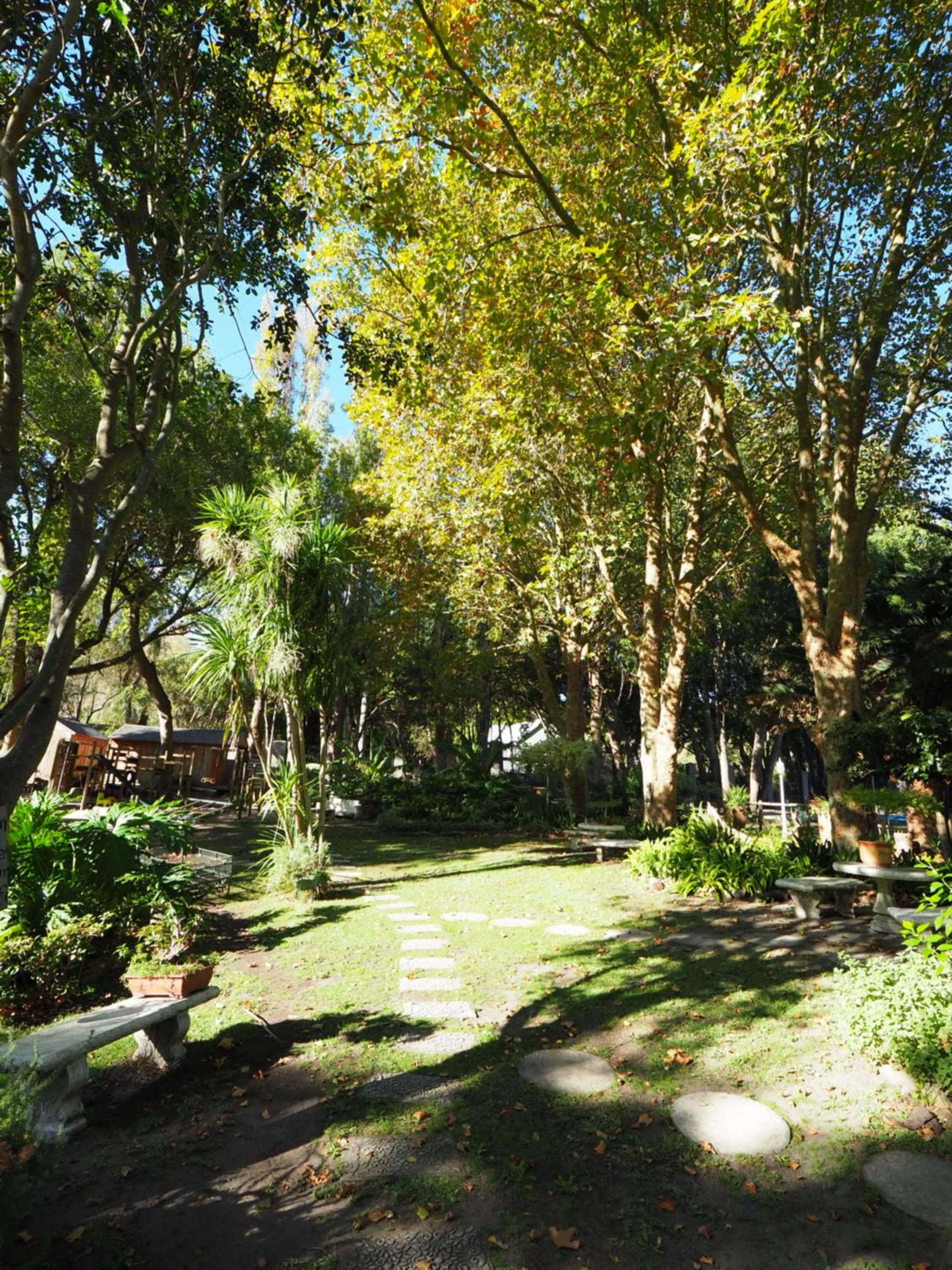 Garden view in Waterland Lodge