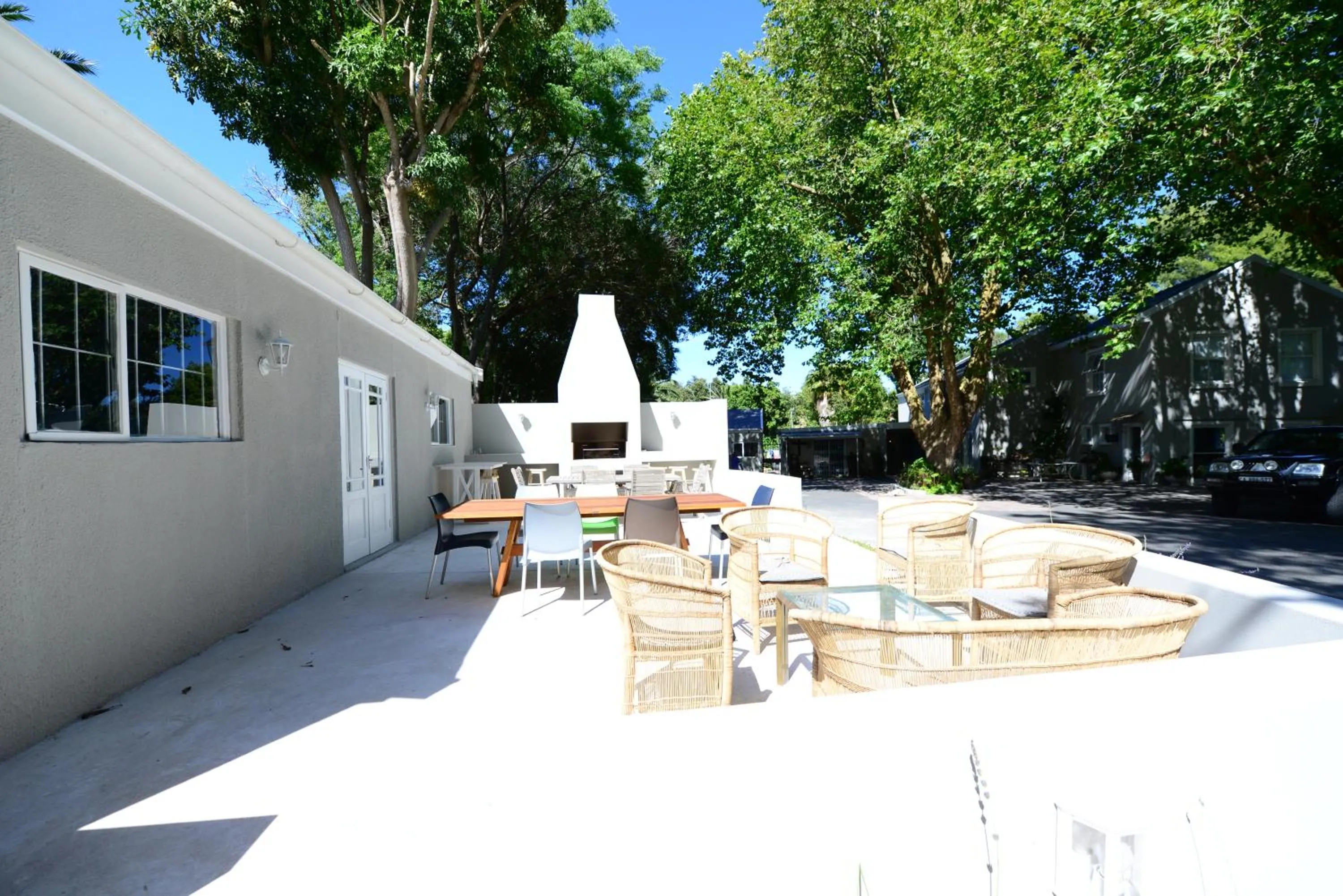 Patio in Waterland Lodge