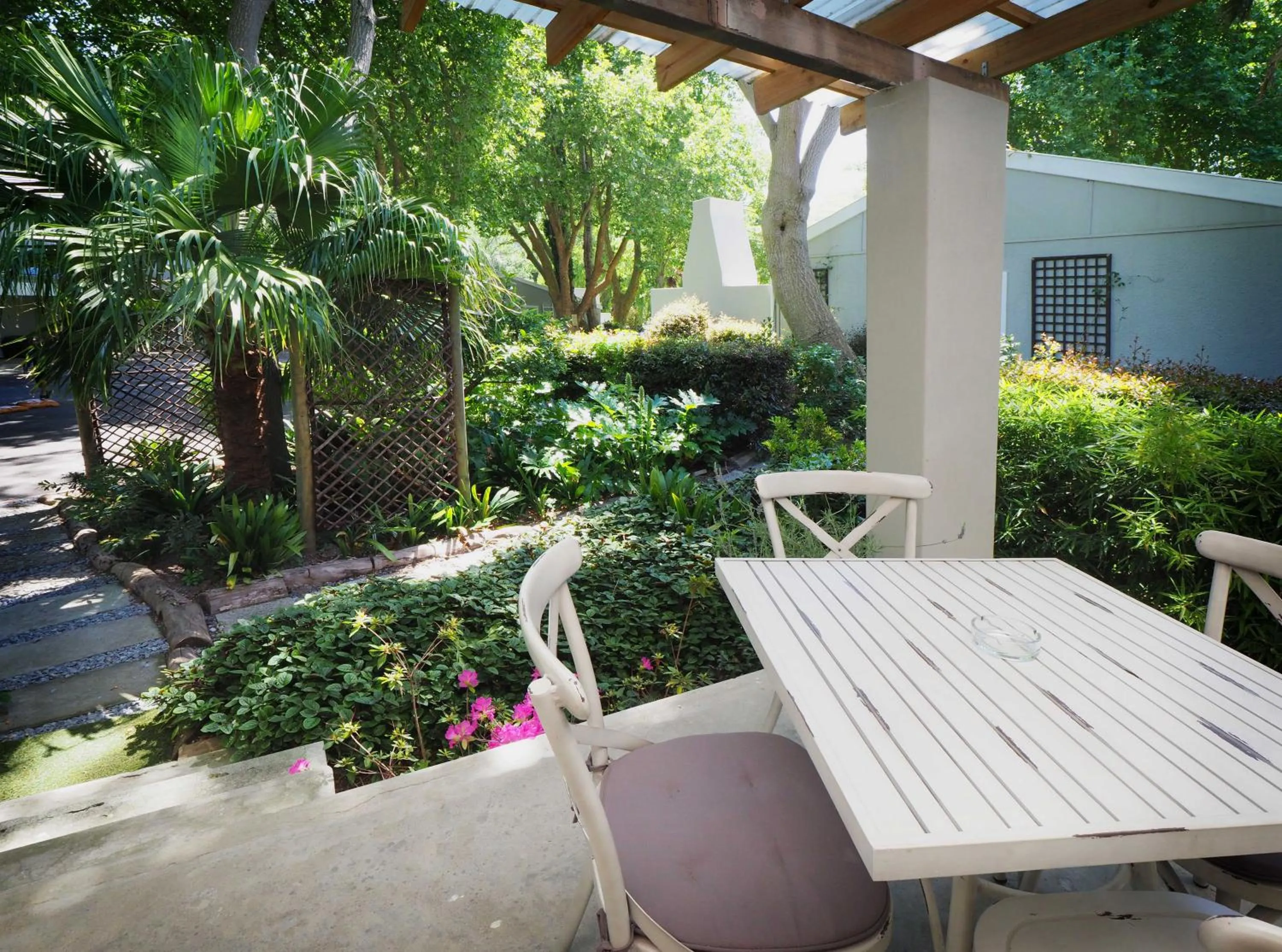 Patio in Waterland Lodge