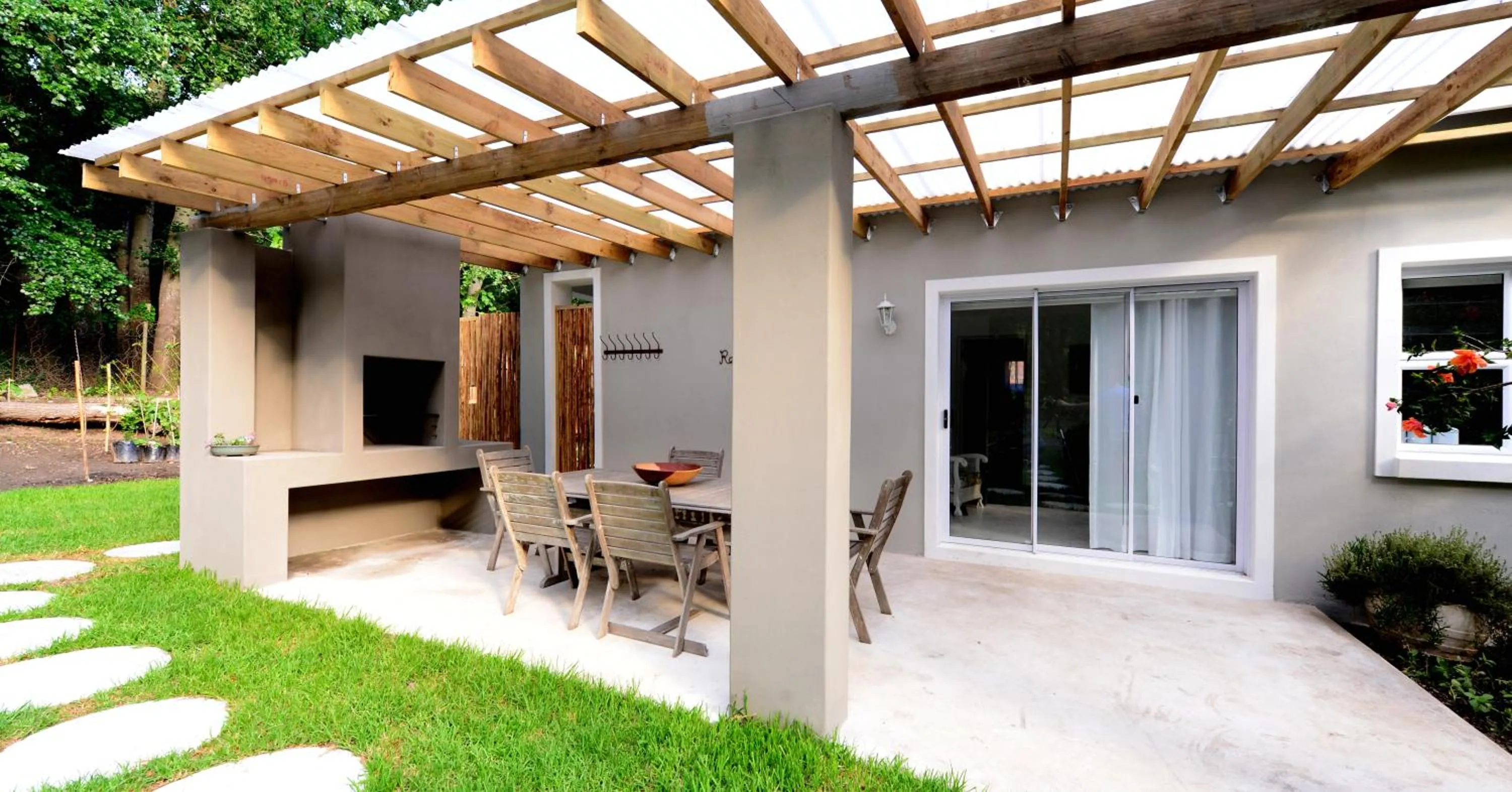 Patio in Waterland Lodge