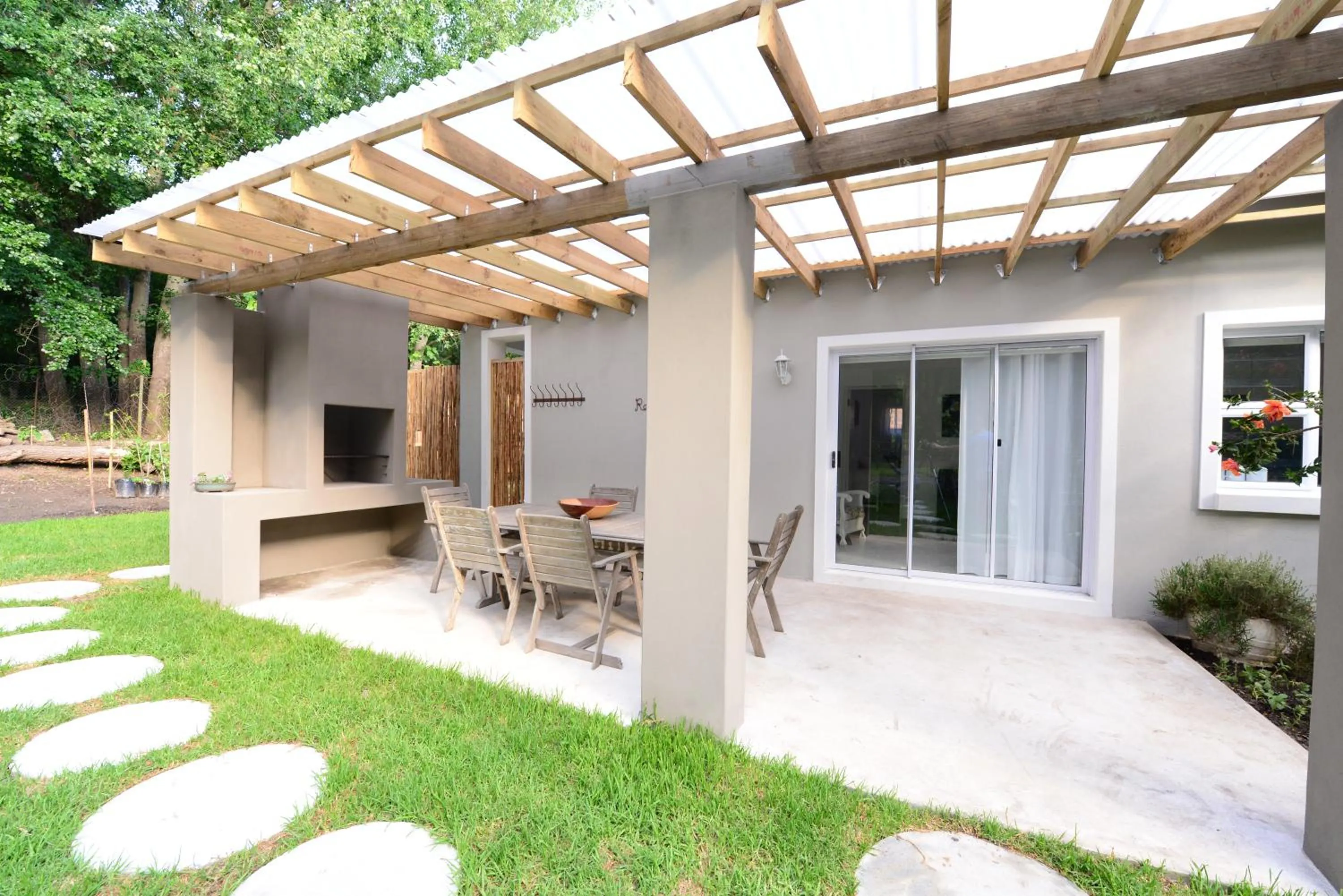 Patio in Waterland Lodge