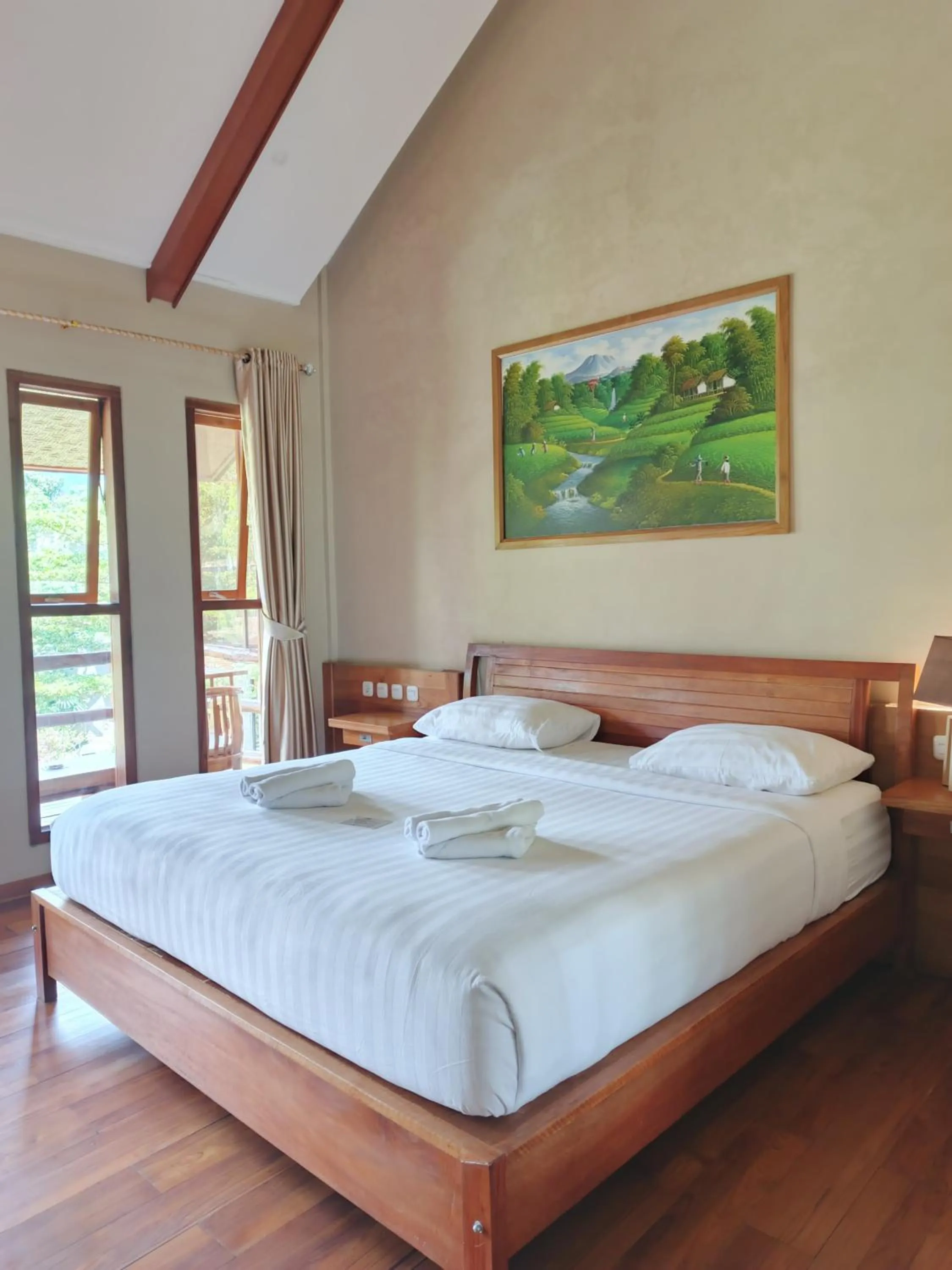 Bed in Spring Hill Hotel Ruteng