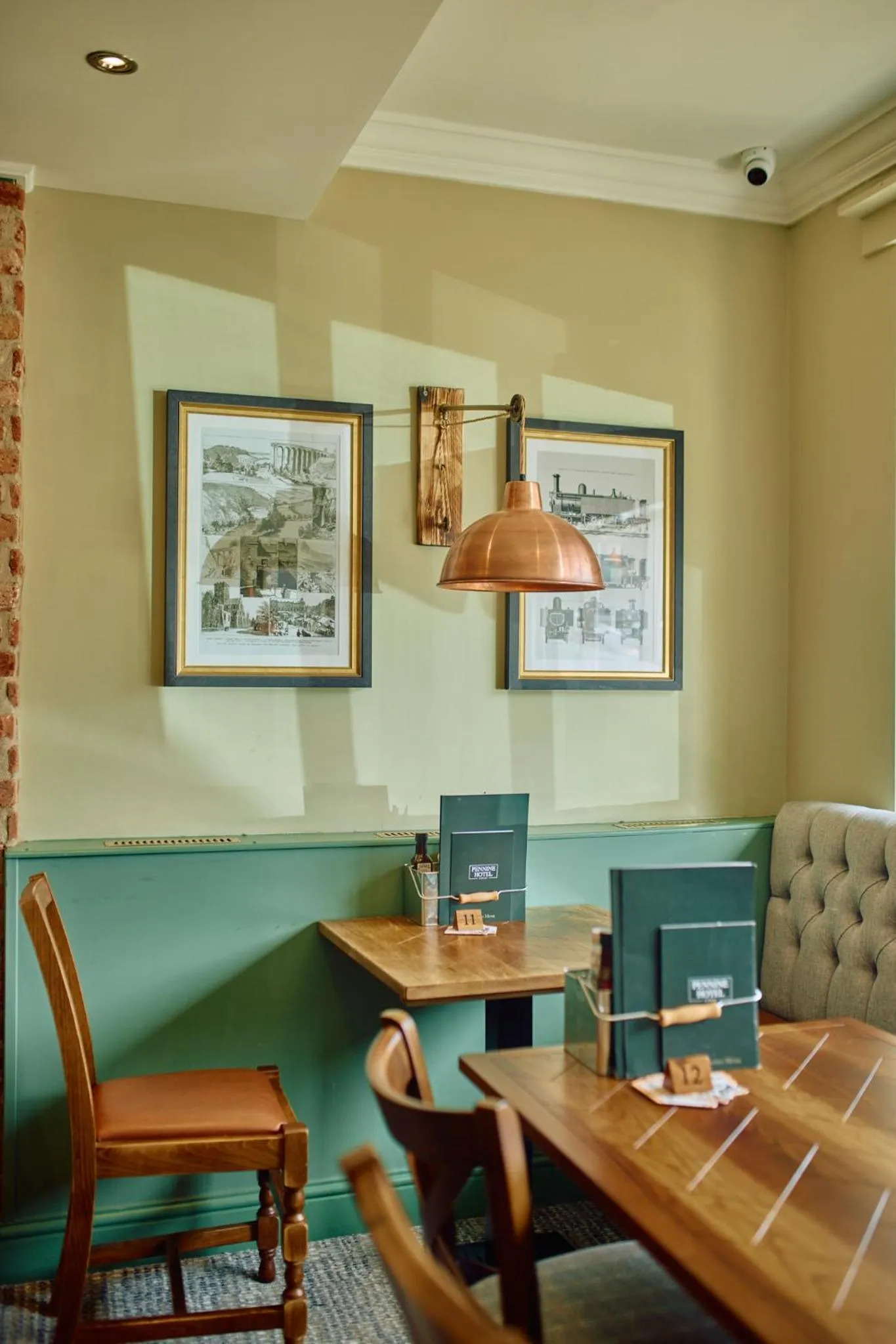 Seating area in The Pennine Inn