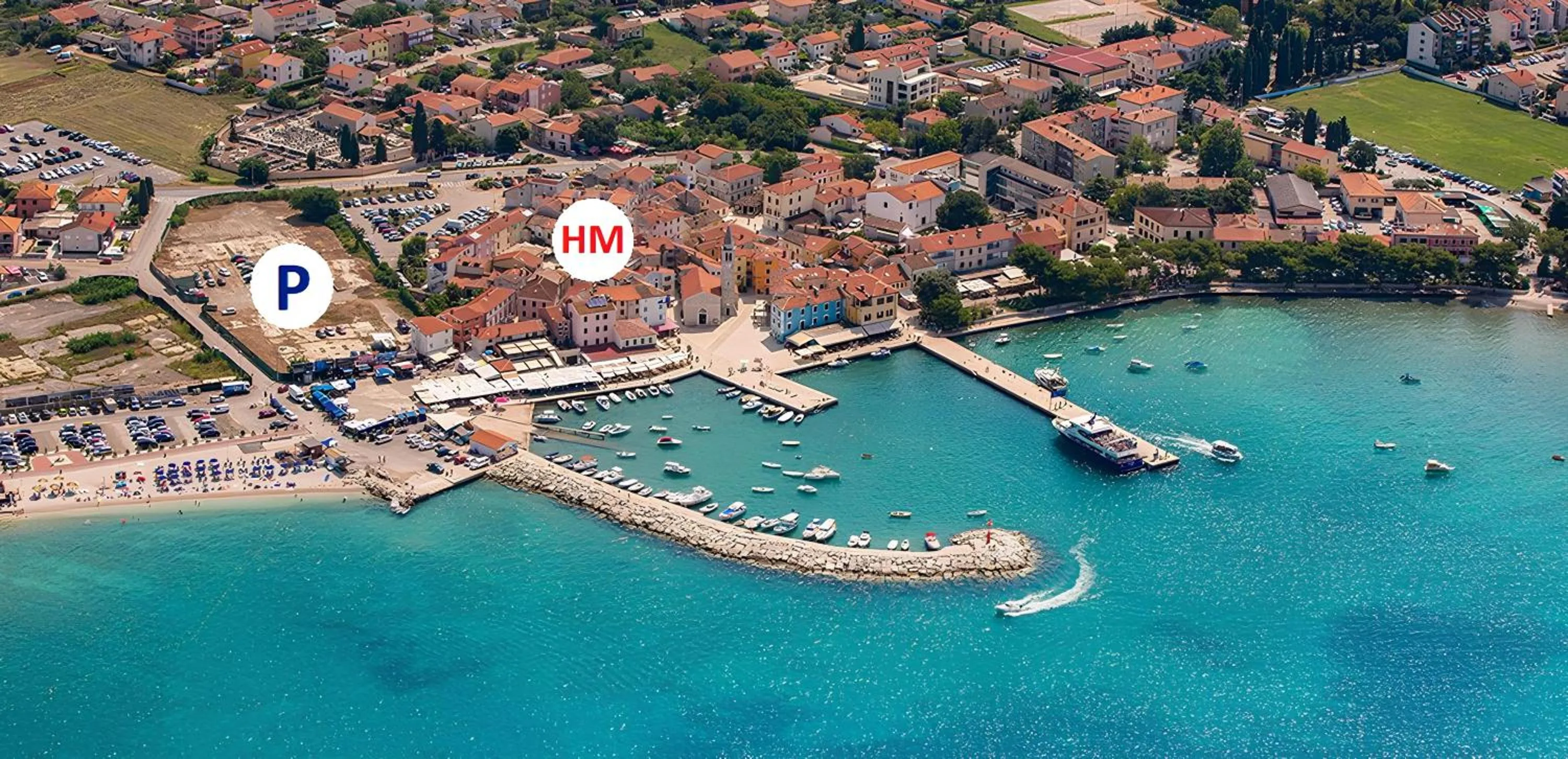 Bird's eye view in Hotel Marina