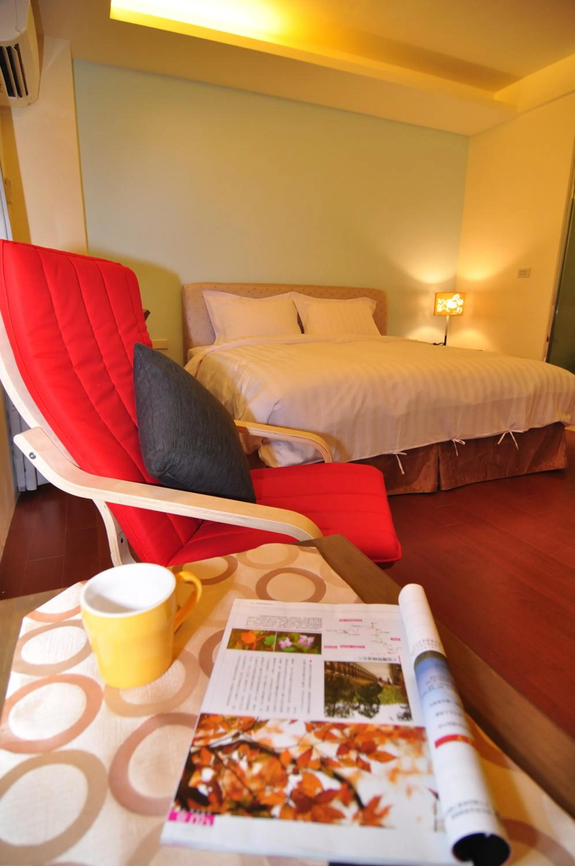 Bed in Cheng-Ping Hot Spring Inn