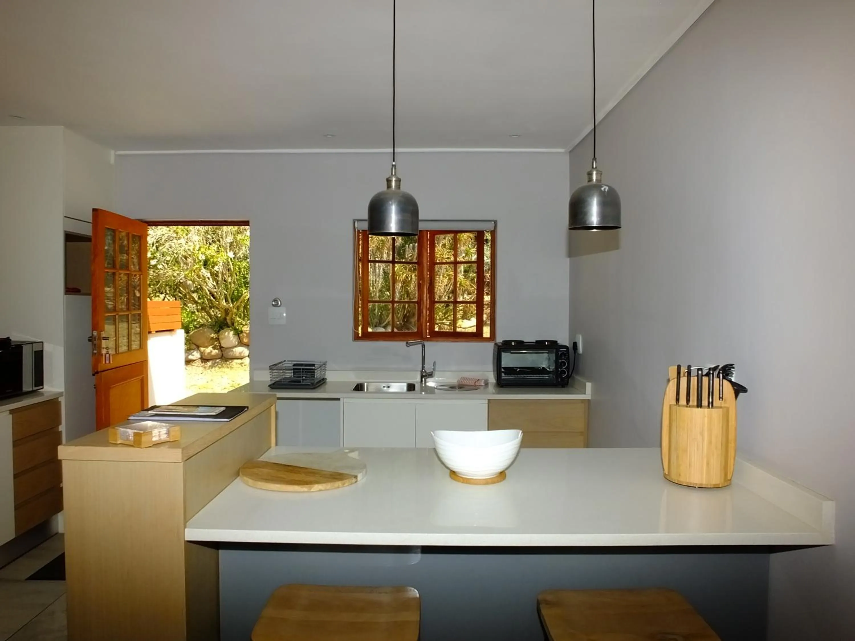 Kitchen or kitchenette in Lauradale Accommodation