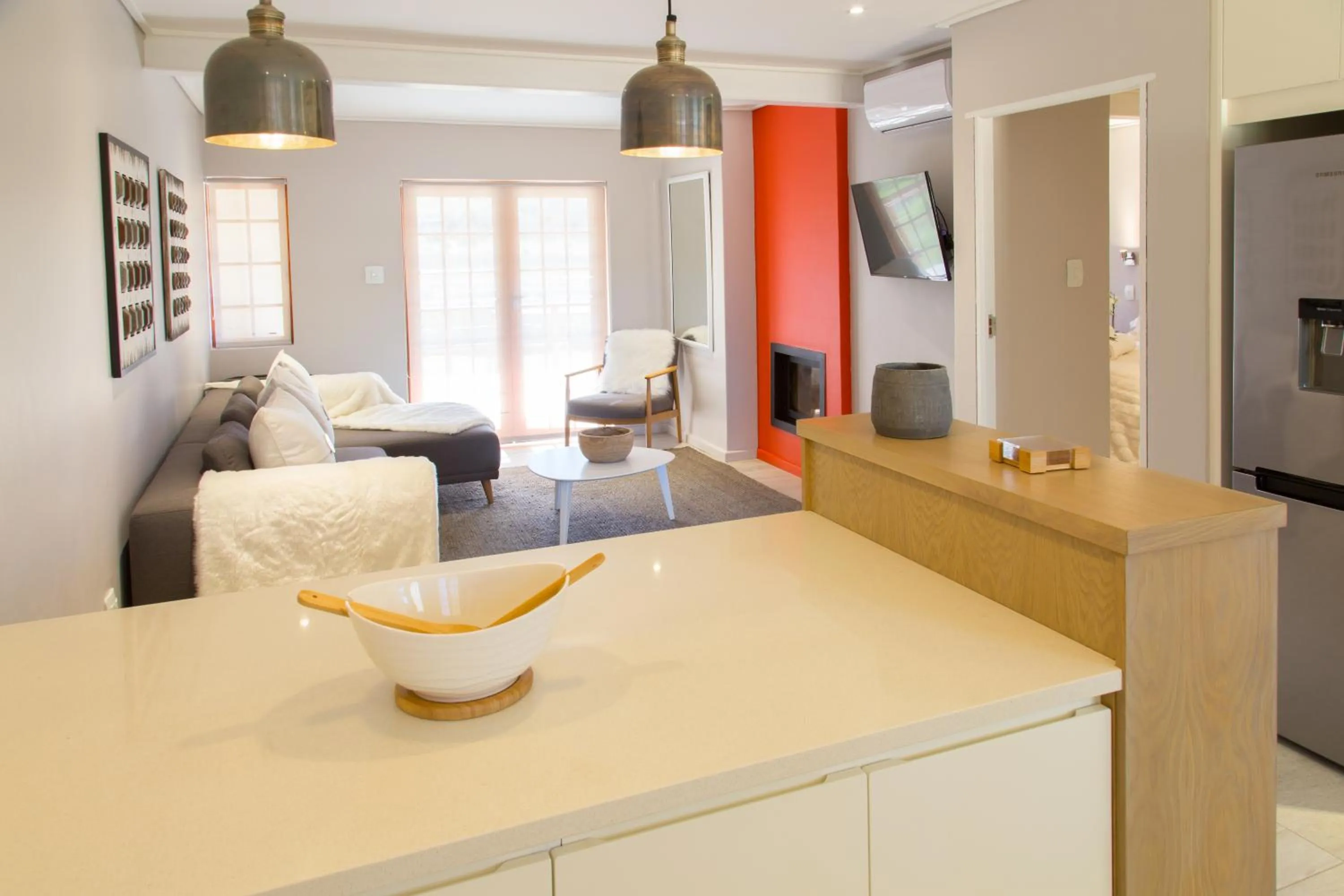 Kitchen or kitchenette in Lauradale Accommodation