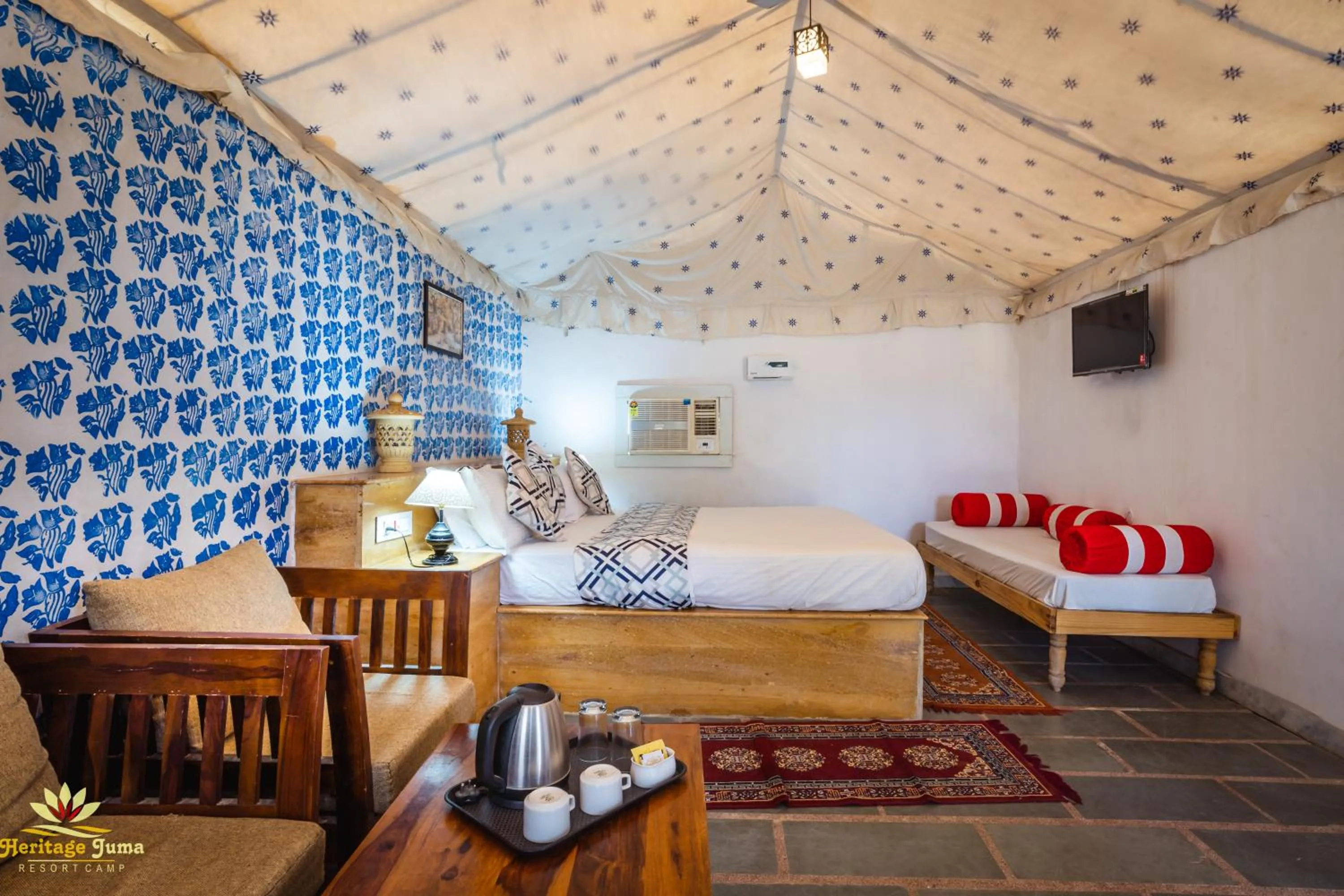 Sauna, Bed in Heritage Juma Resort with swimming pool