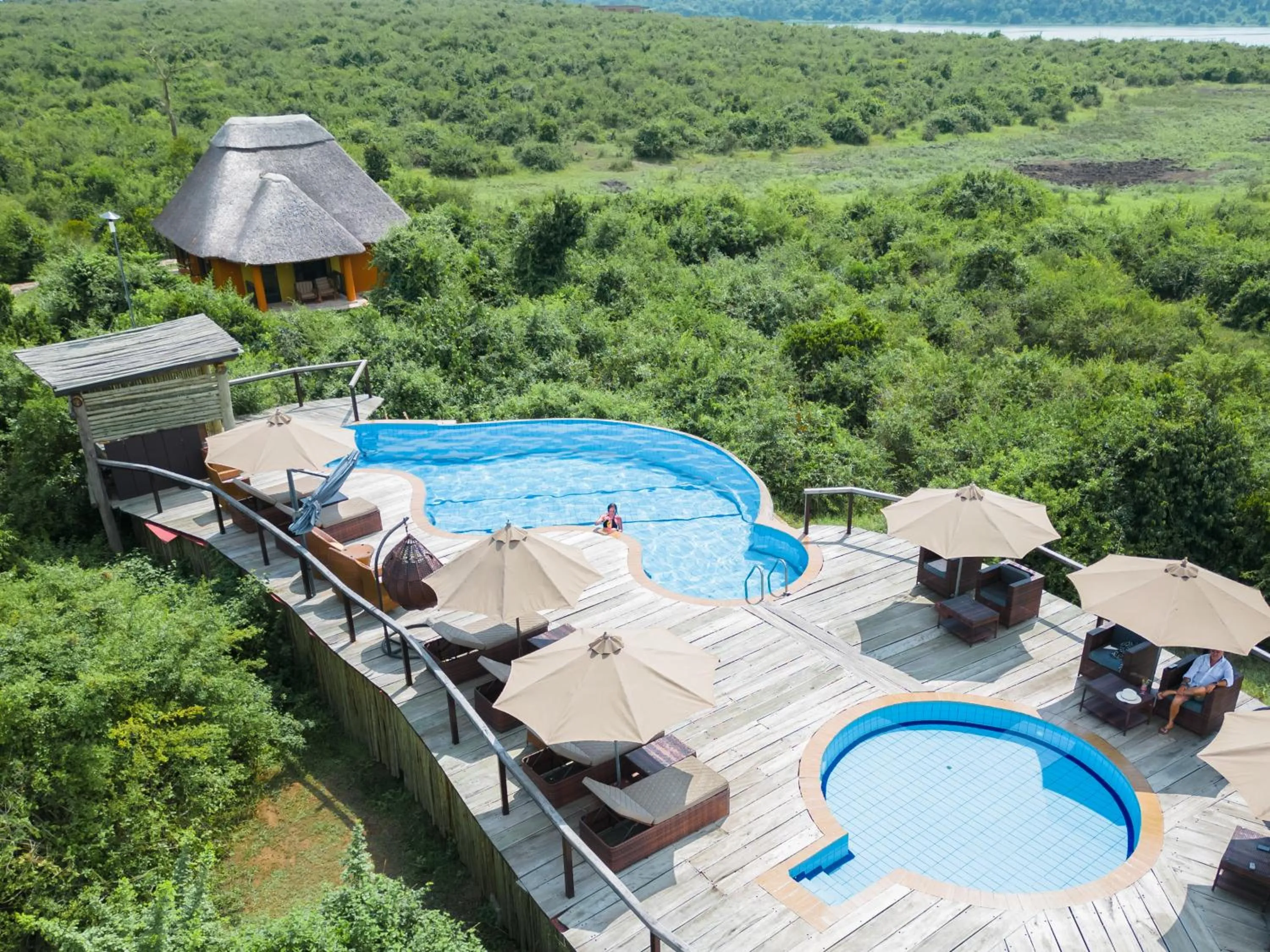 Natural landscape in Buffalo Safari Lodge