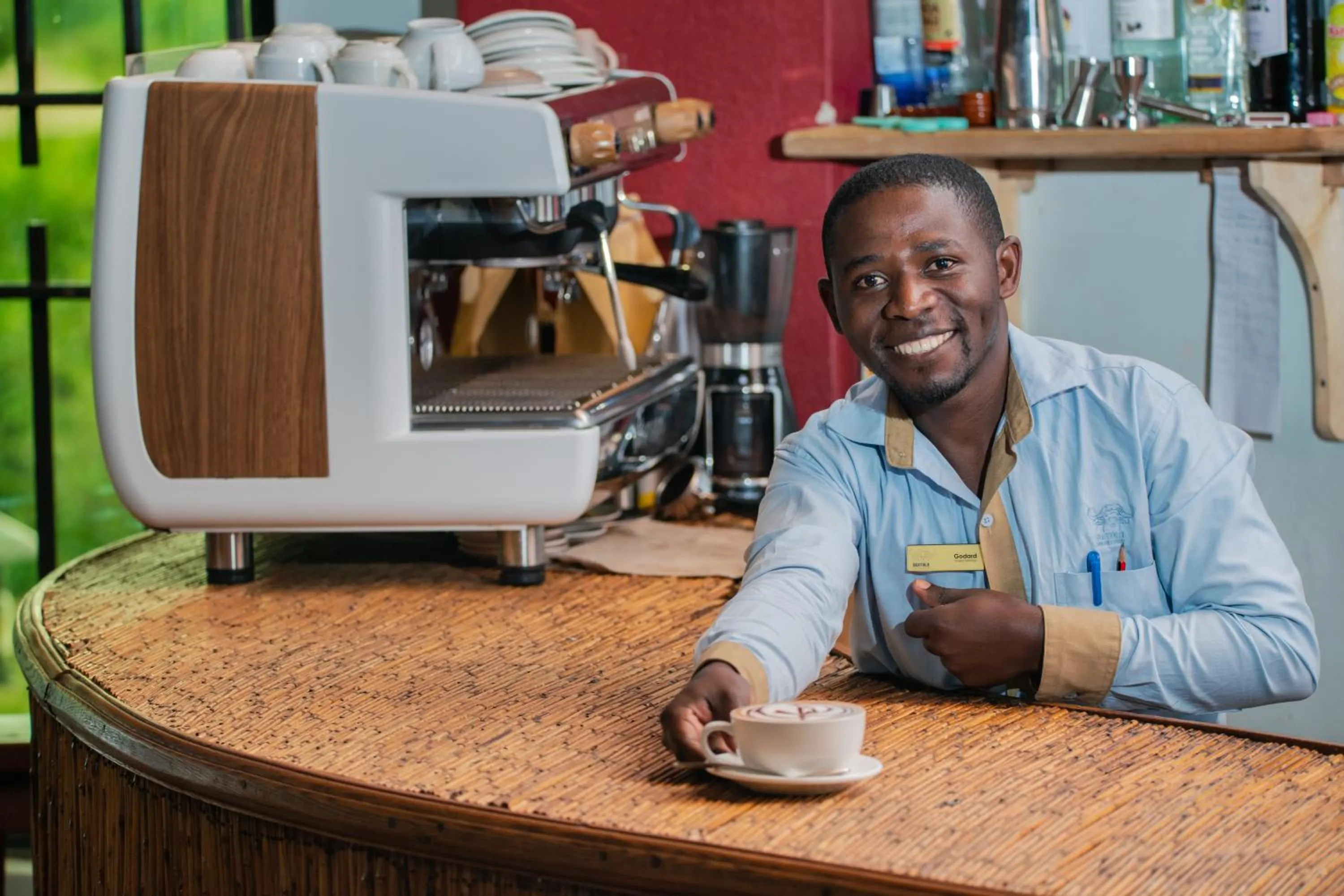 People in Buffalo Safari Lodge