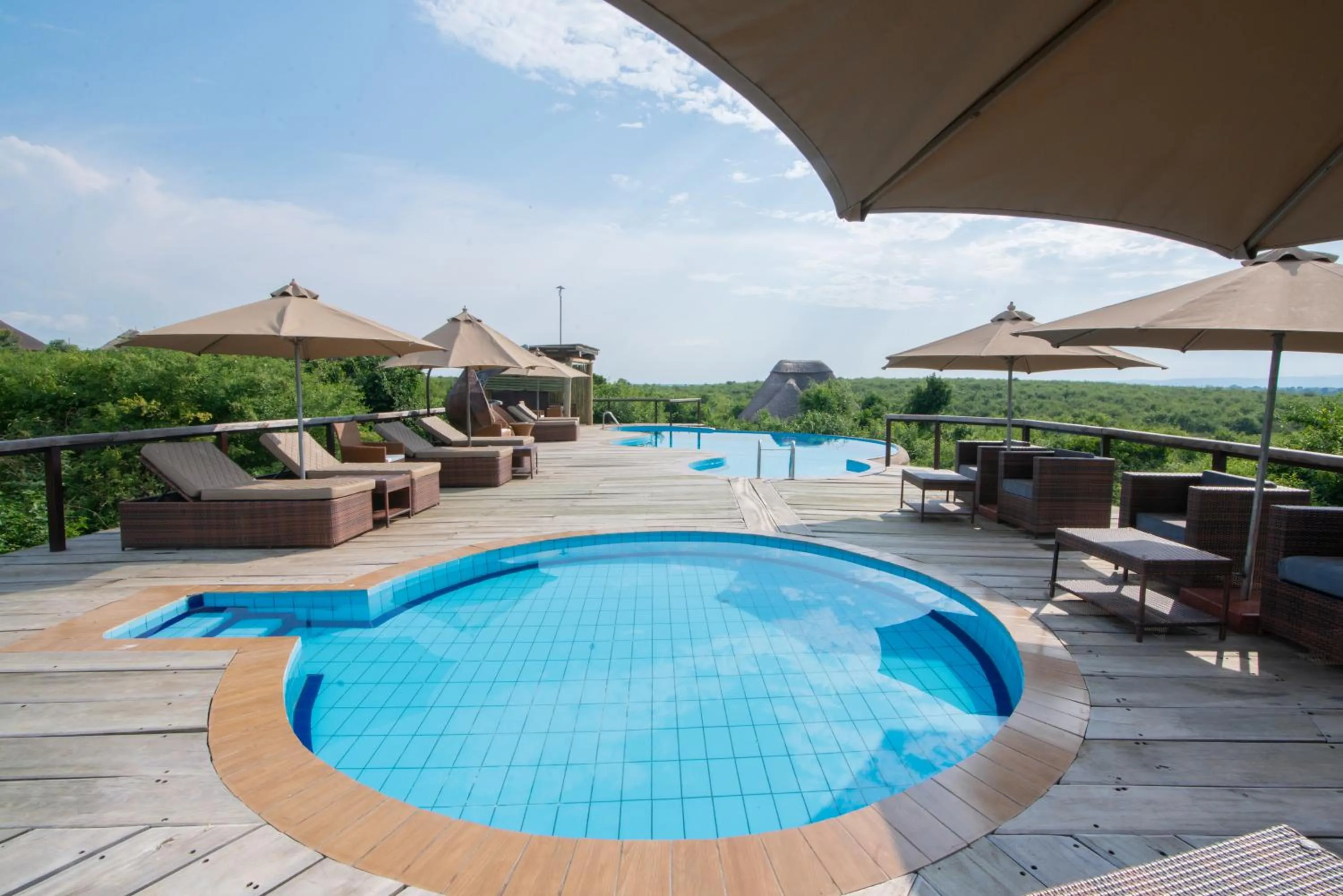 Natural landscape in Buffalo Safari Lodge