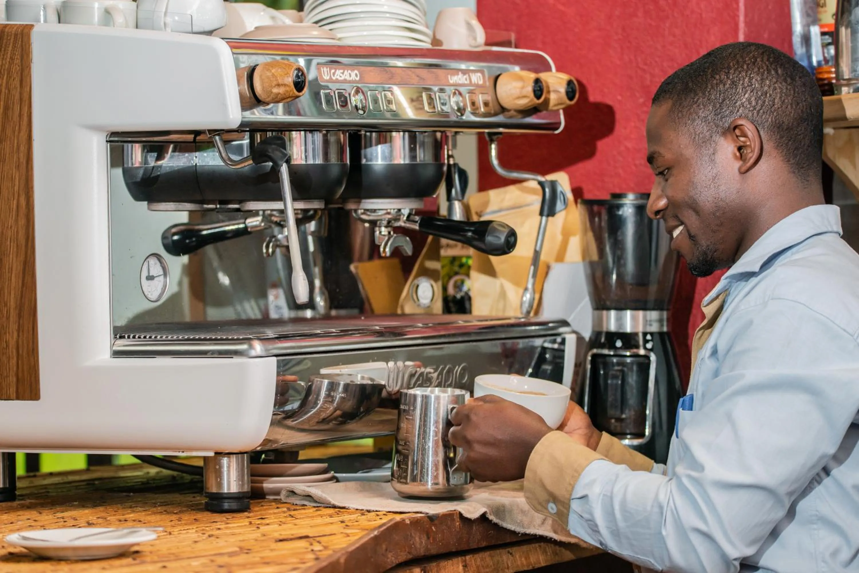 People in Buffalo Safari Lodge