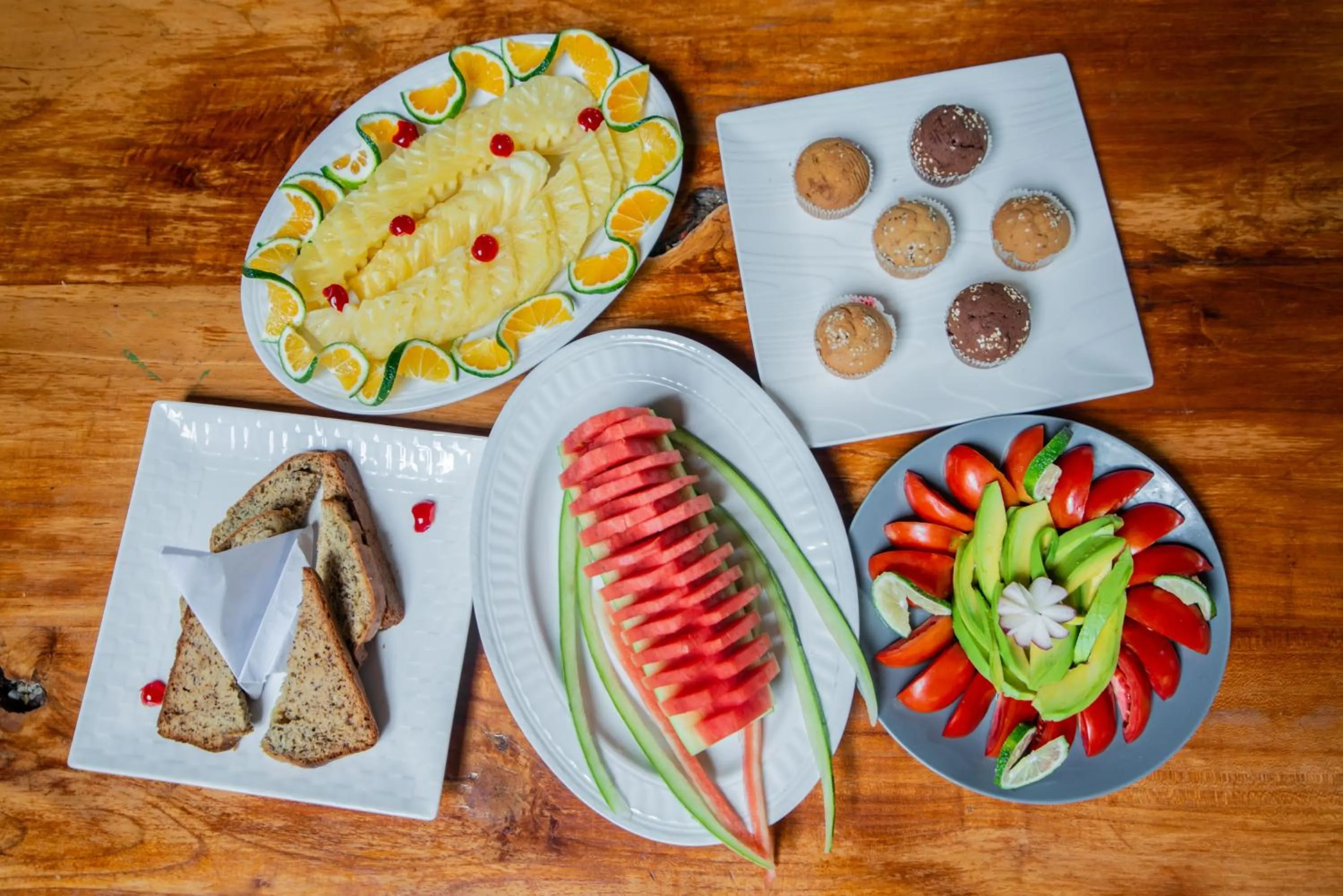 Food in Buffalo Safari Lodge