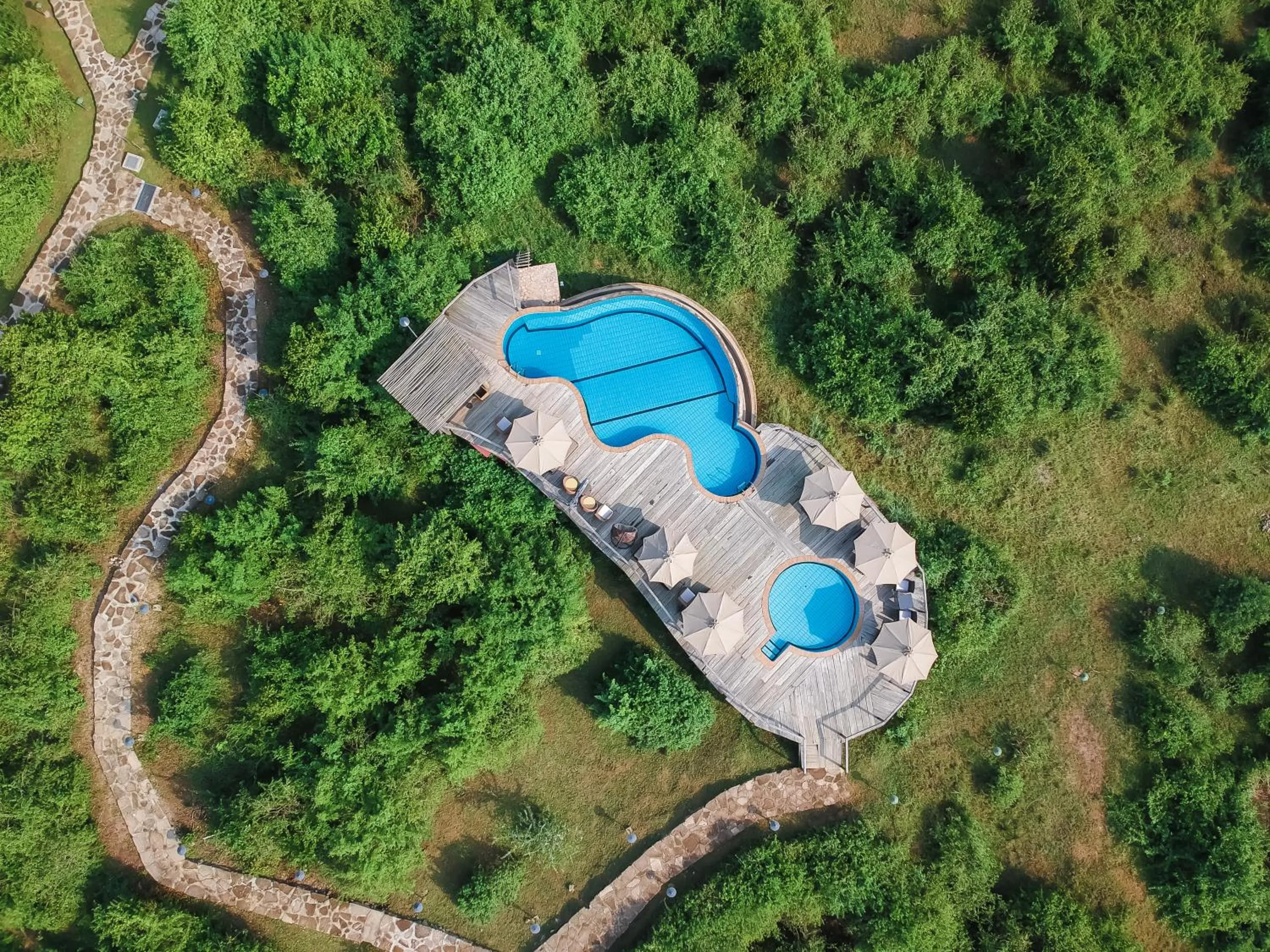 Natural landscape in Buffalo Safari Lodge