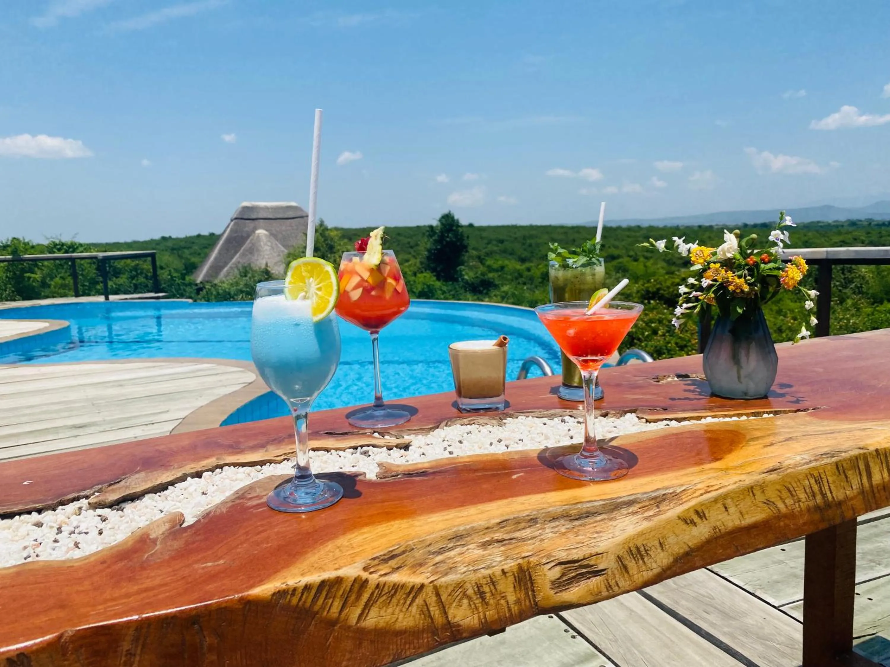 Swimming pool in Buffalo Safari Lodge