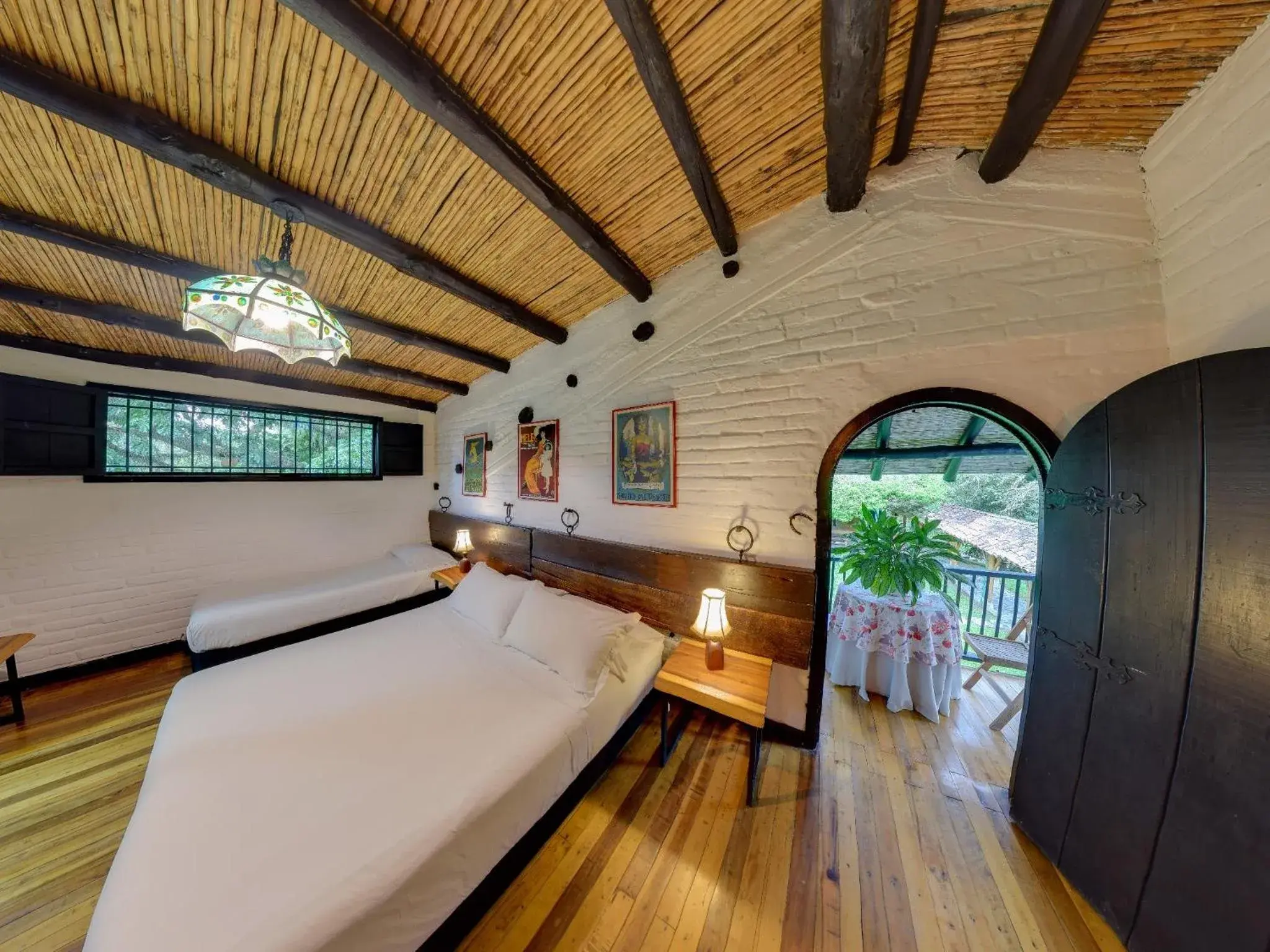 Triple Room in Eco Hotel Hacienda El Diamante Triple Room in Eco Hotel Hacienda El Diamante