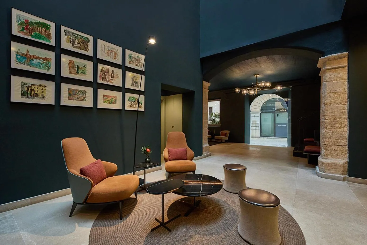 Living room in Sant Jaume Design Hotel