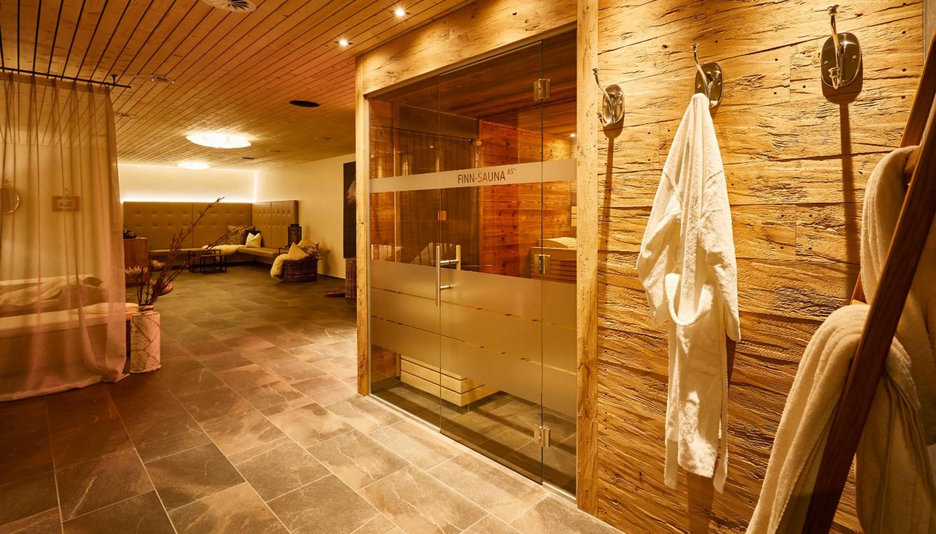 Sauna in Hotel Gretina