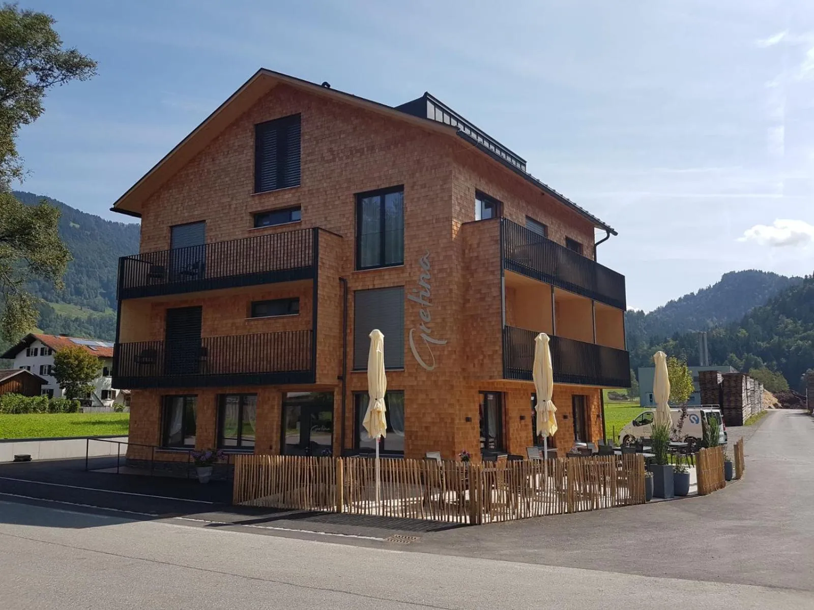 Facade/entrance in Hotel Gretina