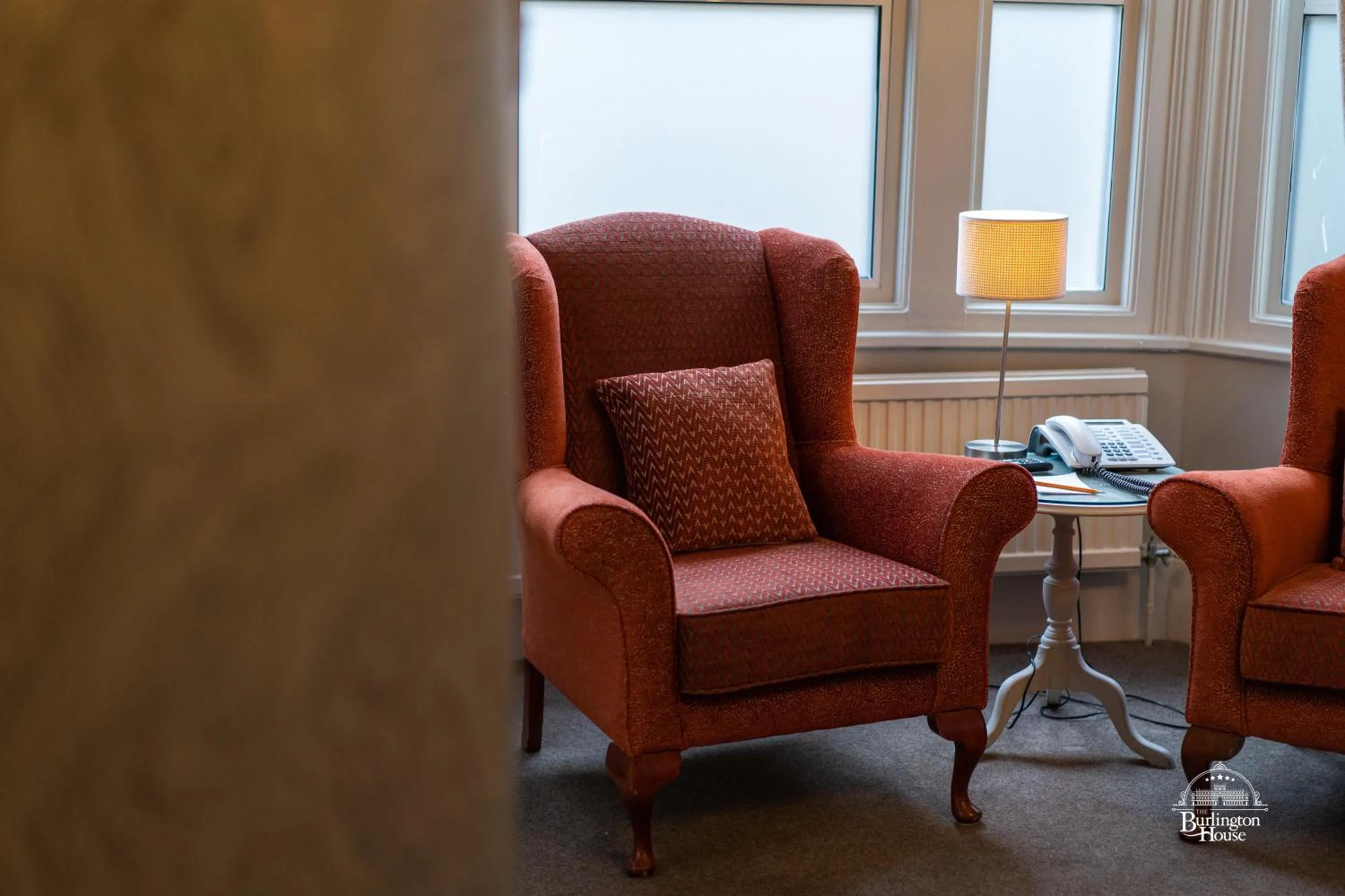 Seating area in Burlington House Boutique