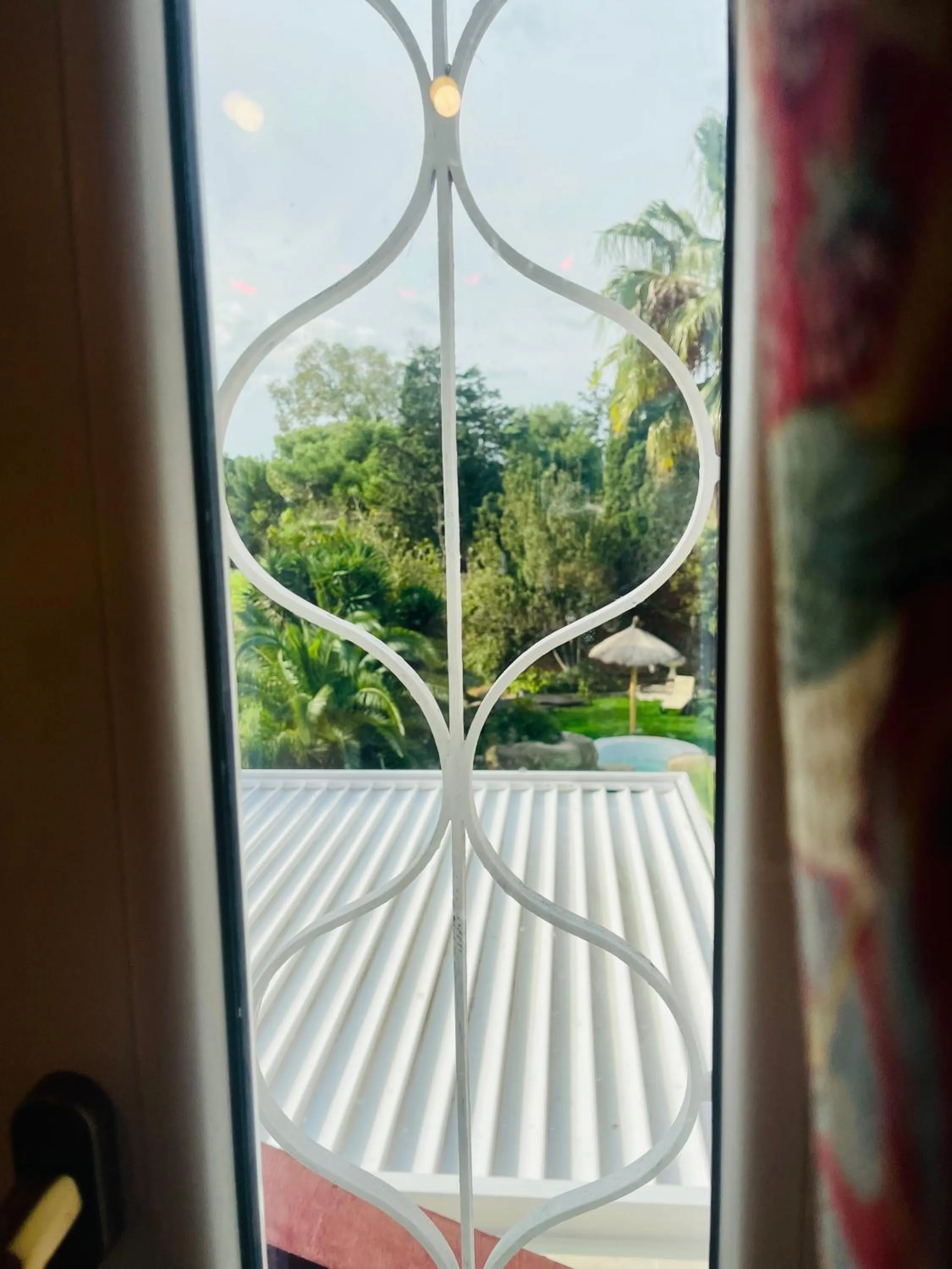 Garden view in The Red Farm Relais & Spa