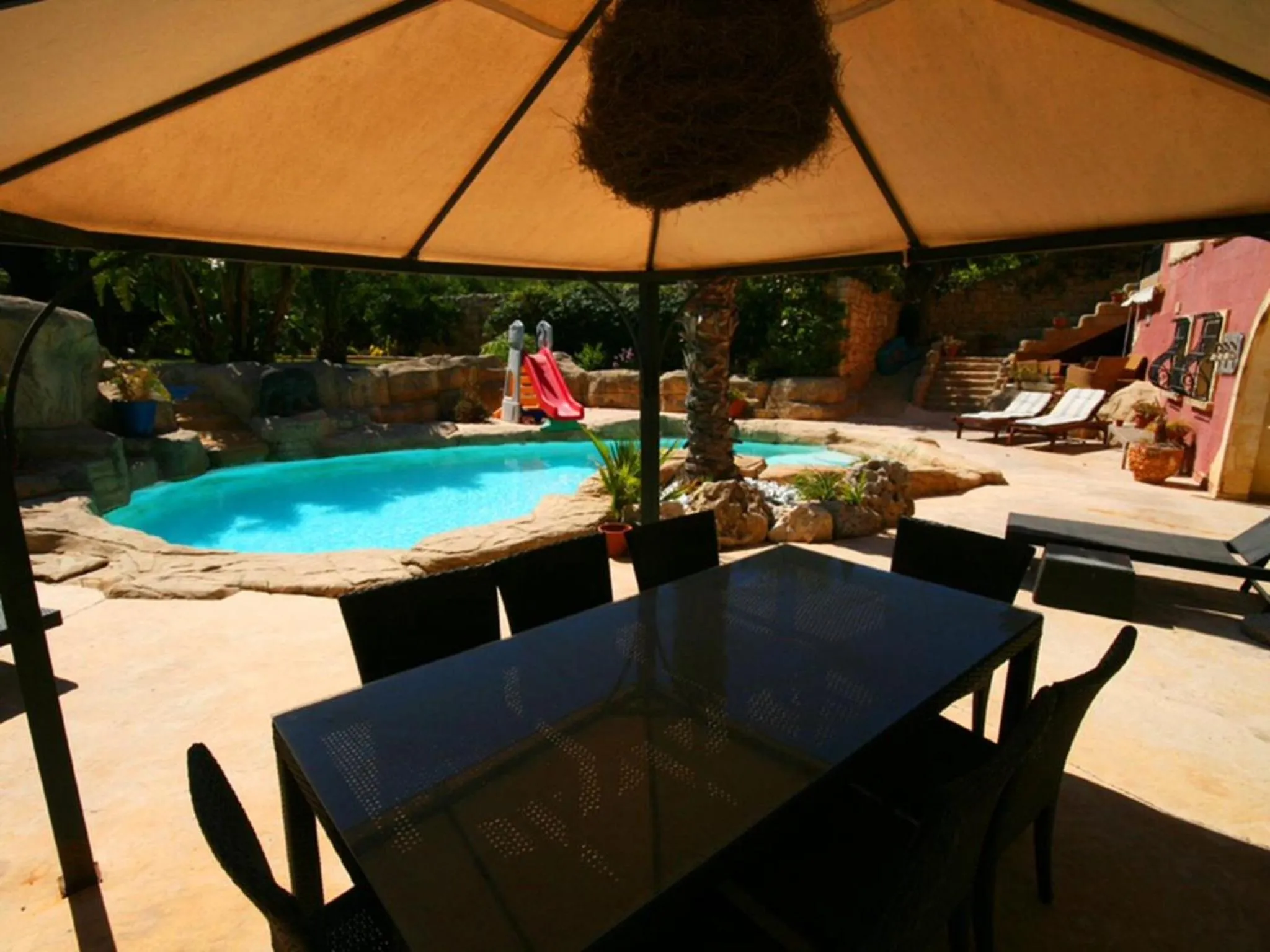 Patio in The Red Farm Relais & Spa