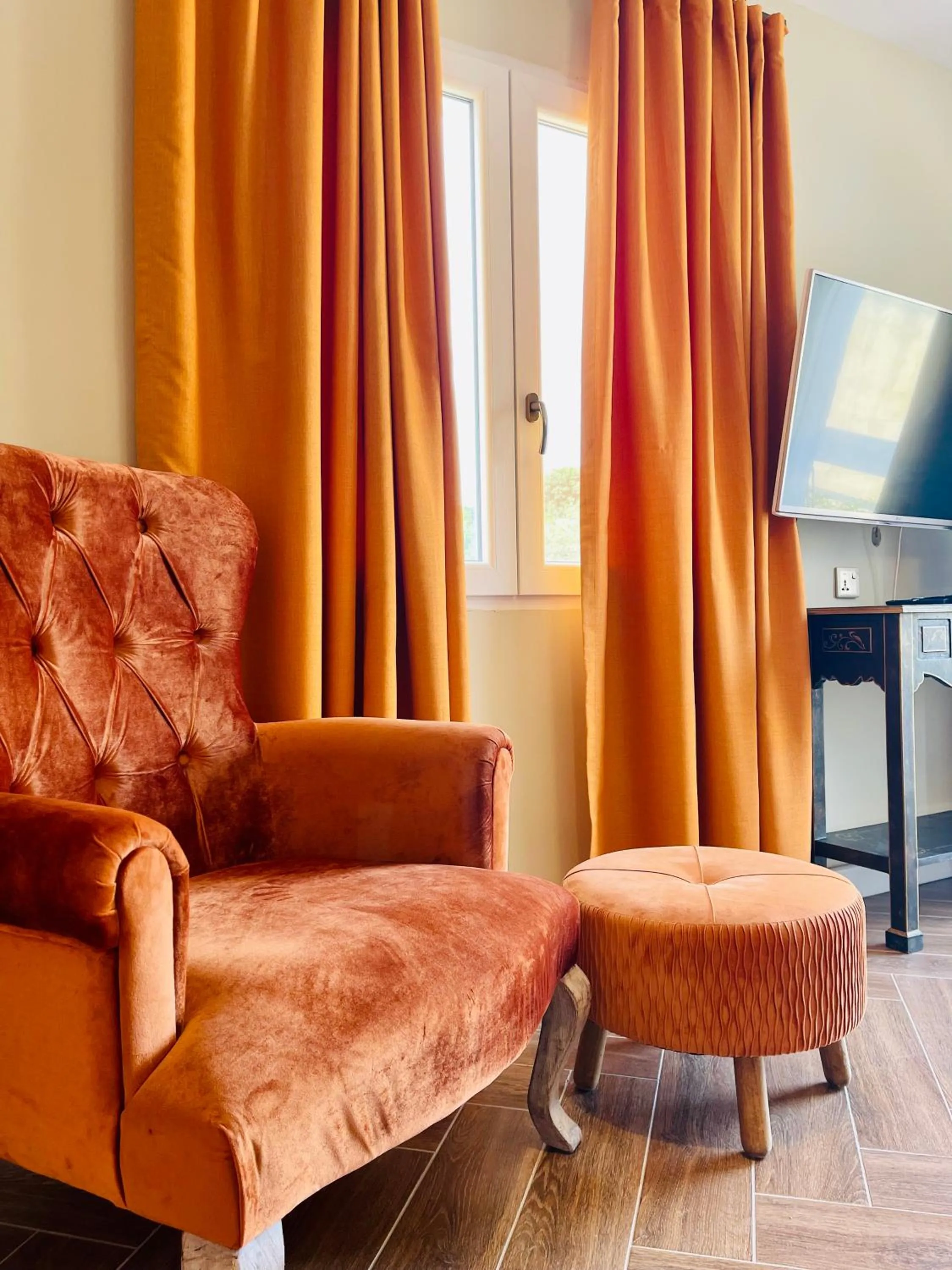 Seating area in The Red Farm Relais & Spa