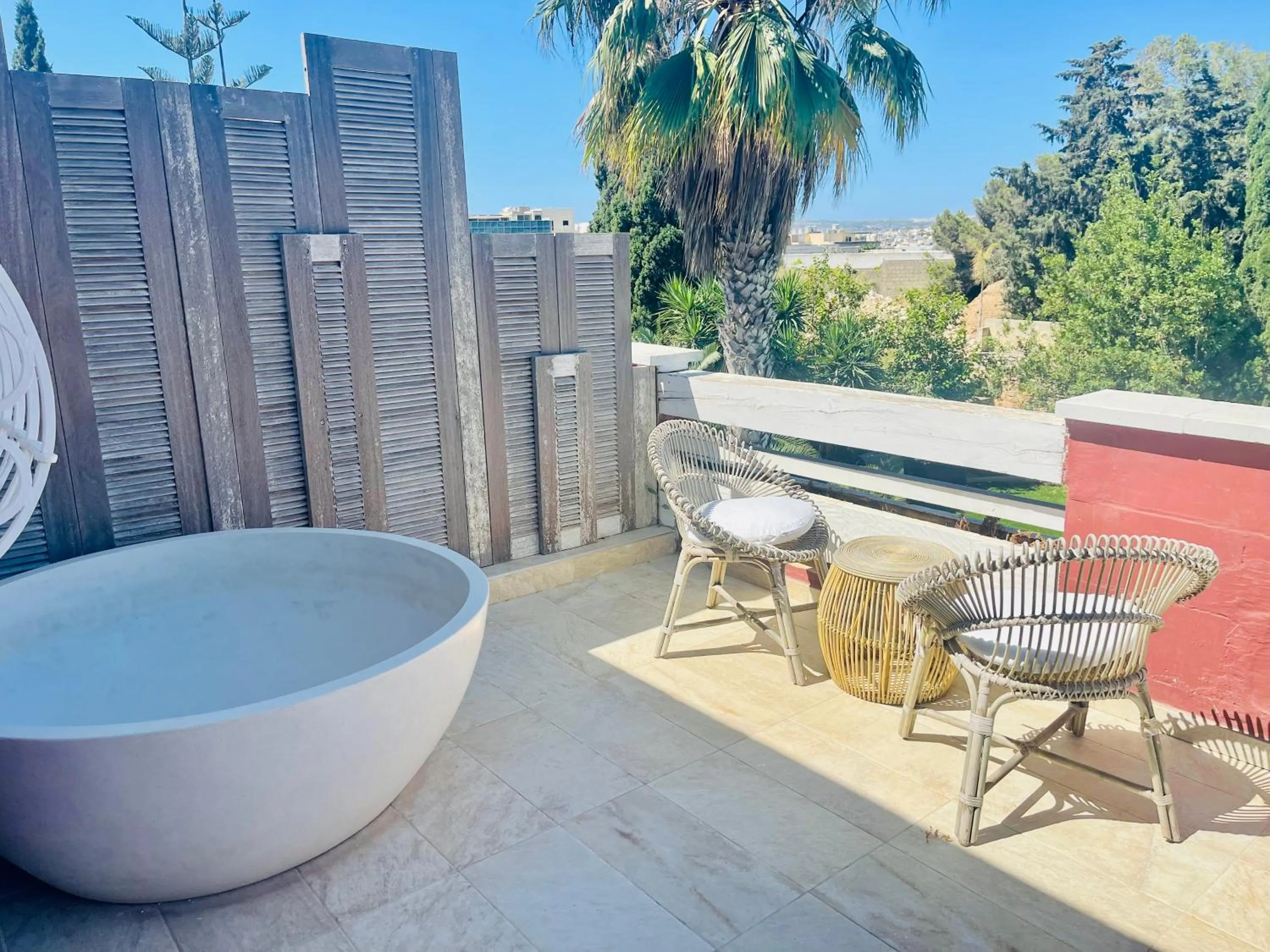 Balcony/Terrace in The Red Farm Relais & Spa