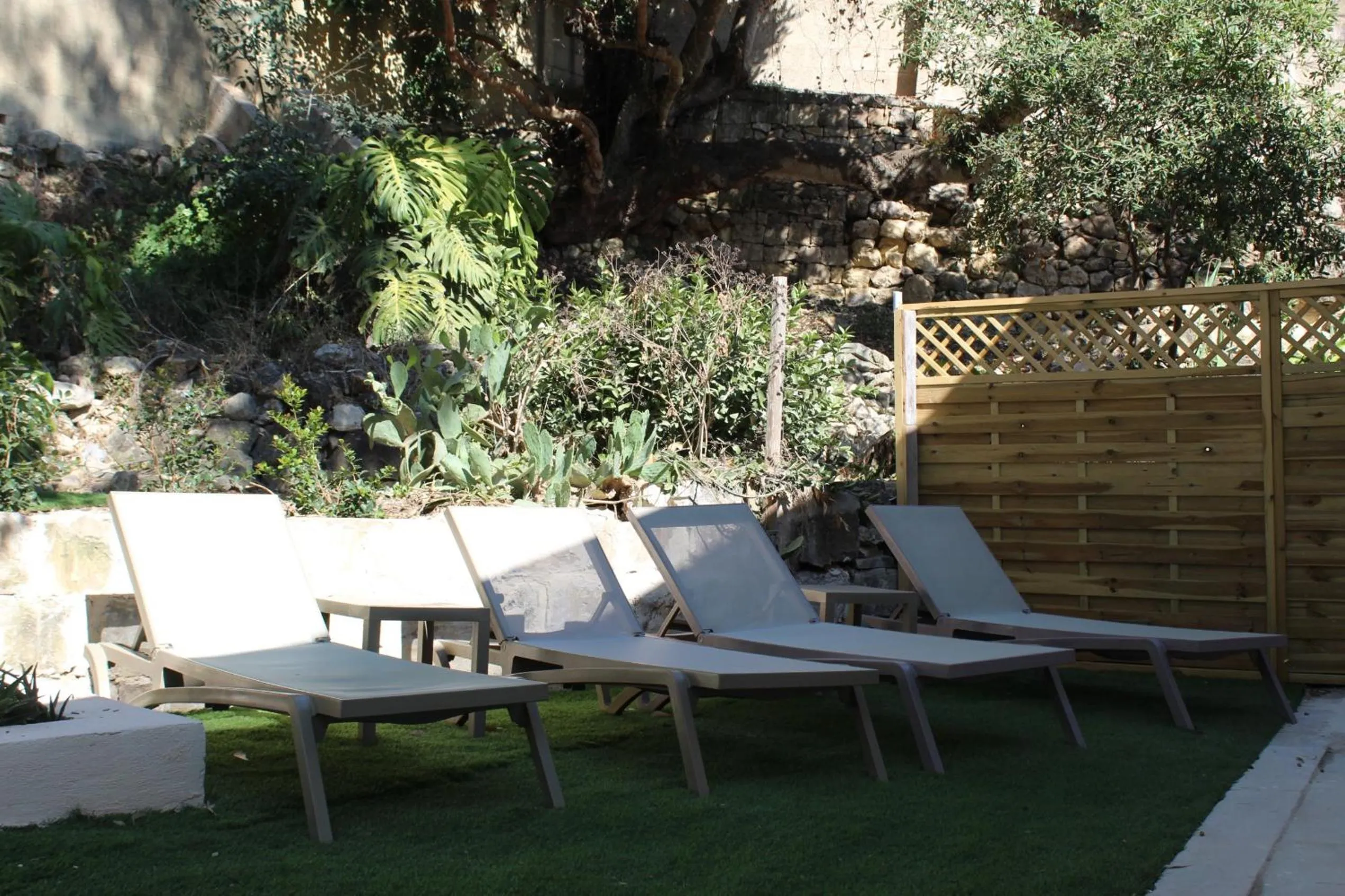 sunbed in The Red Farm Relais & Spa