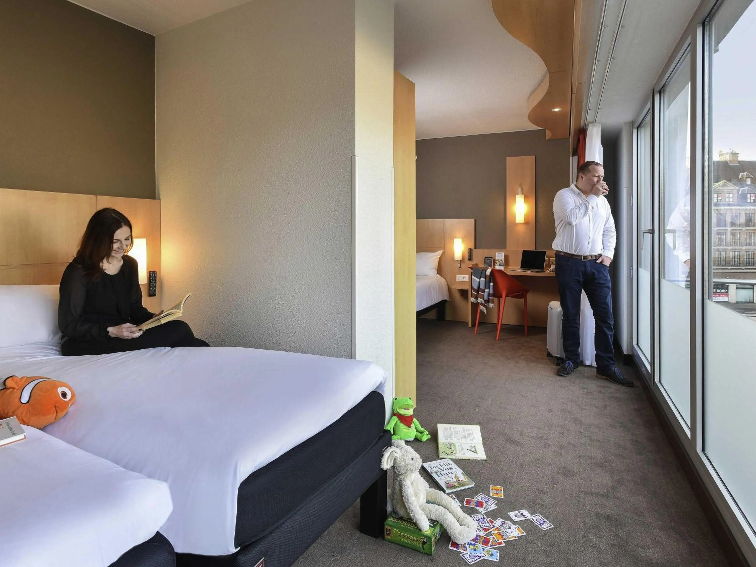 Bedroom, Bed in ibis Kortrijk Centrum