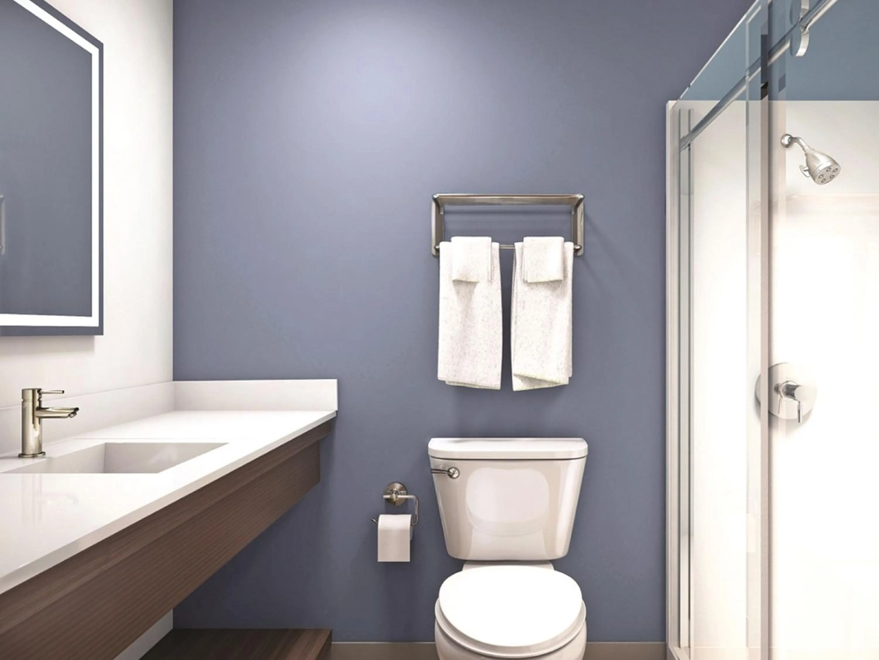 Shower in Extended Stay America Select Suites - Pittsburgh - Cranberry