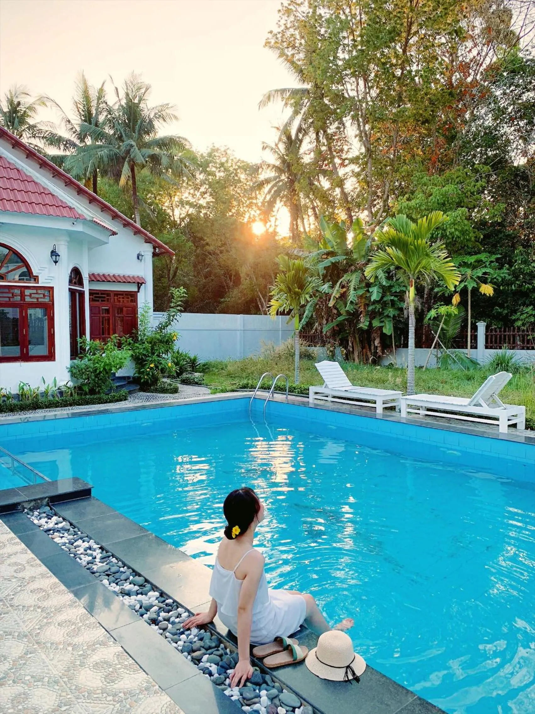 Swimming pool in Wings Bungalow